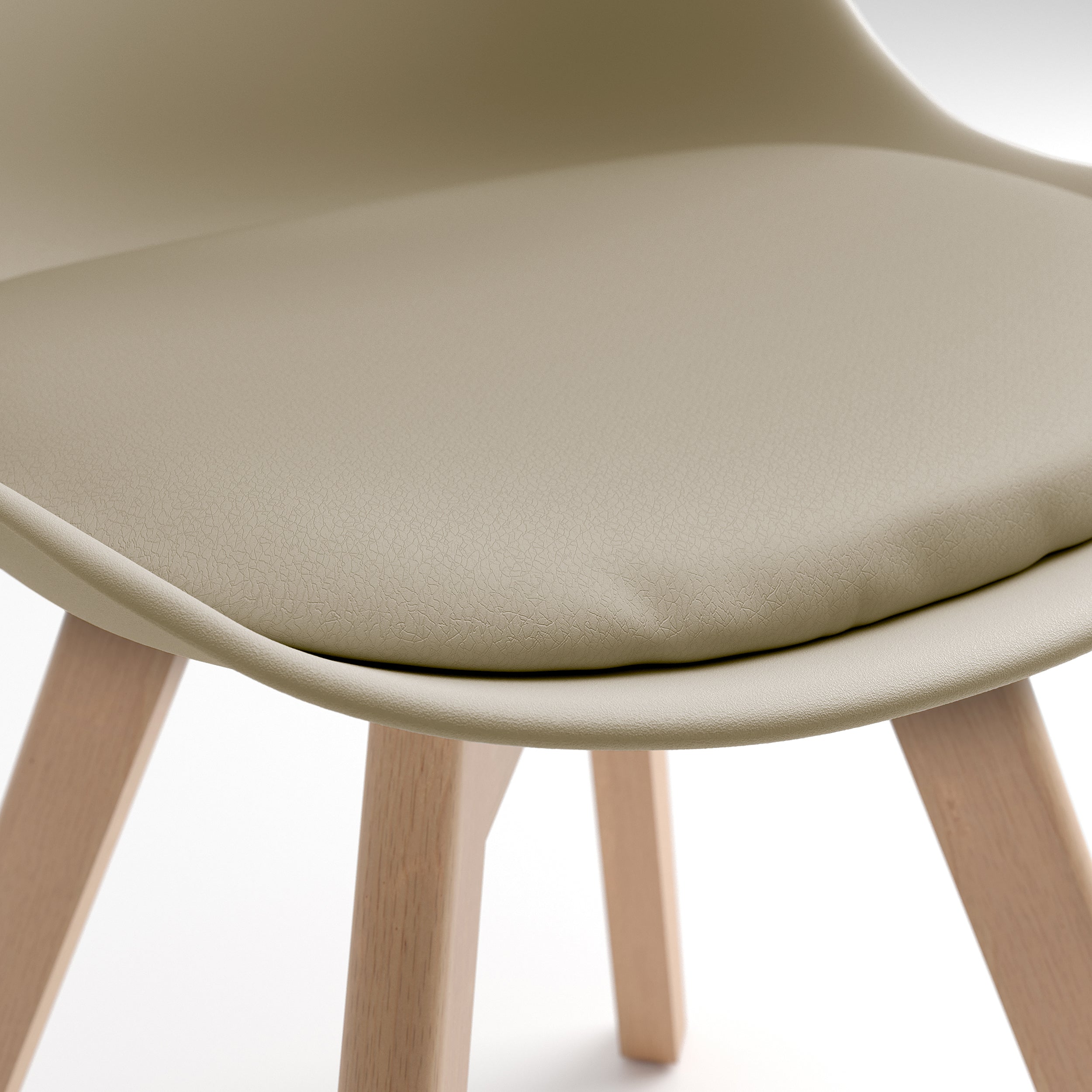 Skandinavische Stühle Greta, 4-er Set, Beige - Detail image 1
