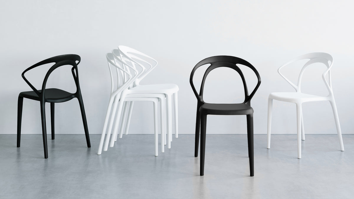 Olivia chairs, Set of 4, White - Set image 2
