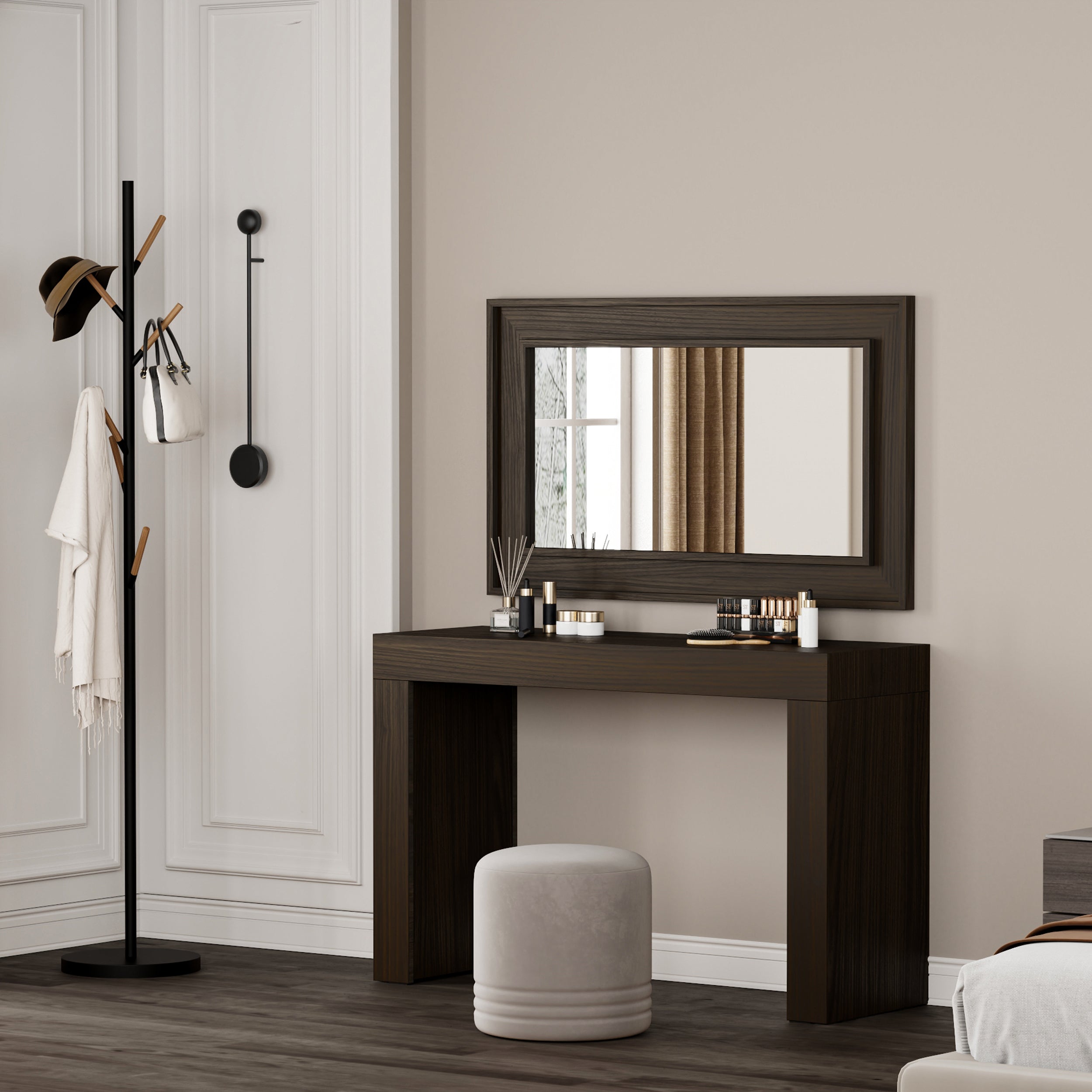 Miroir mural Angelica, 112x67 cm, Noyer Américain - Set image 1