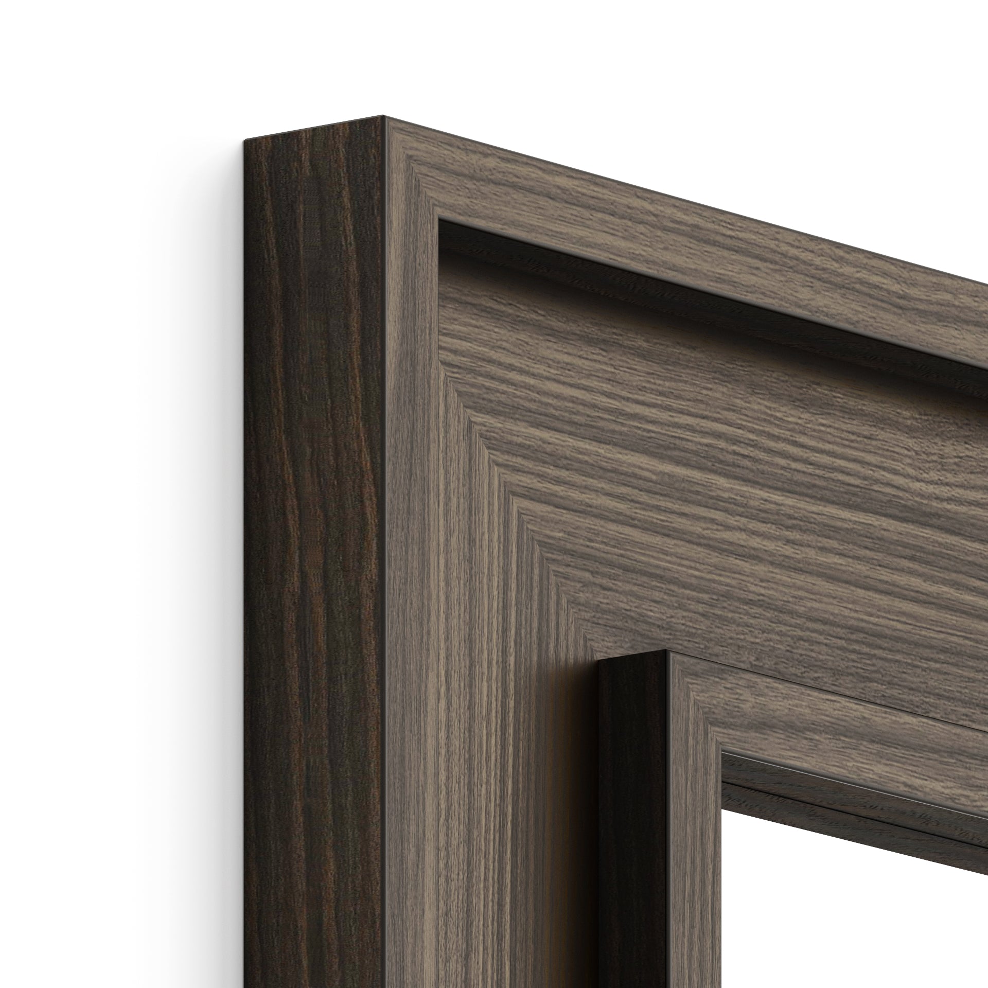 Angelica Wall / Floor Mirror 63 x 26.4 in, Dark Walnut