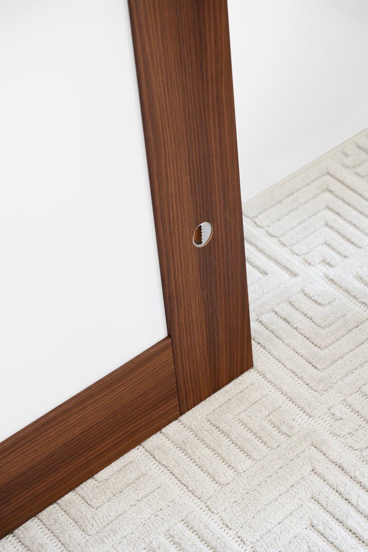 Evolution Rectangular Mirror, 170 x 70 cm, Canaletto Walnut - Detail image 9