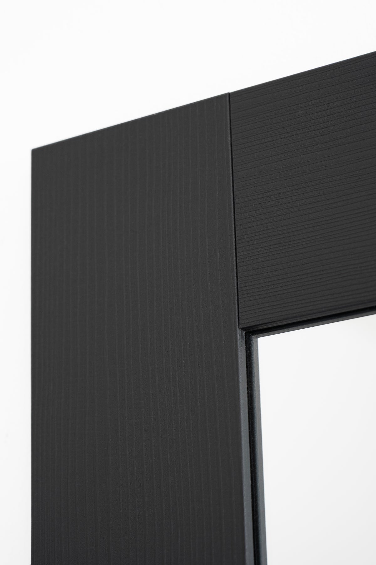 Evolution Rectangular Mirror, 170 x 70 cm, Black Ash - Detail image 4
