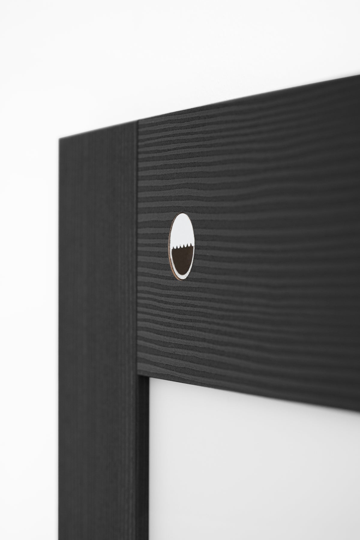 Evolution Rectangular Mirror, 170 x 70 cm, Black Ash - Detail image 7
