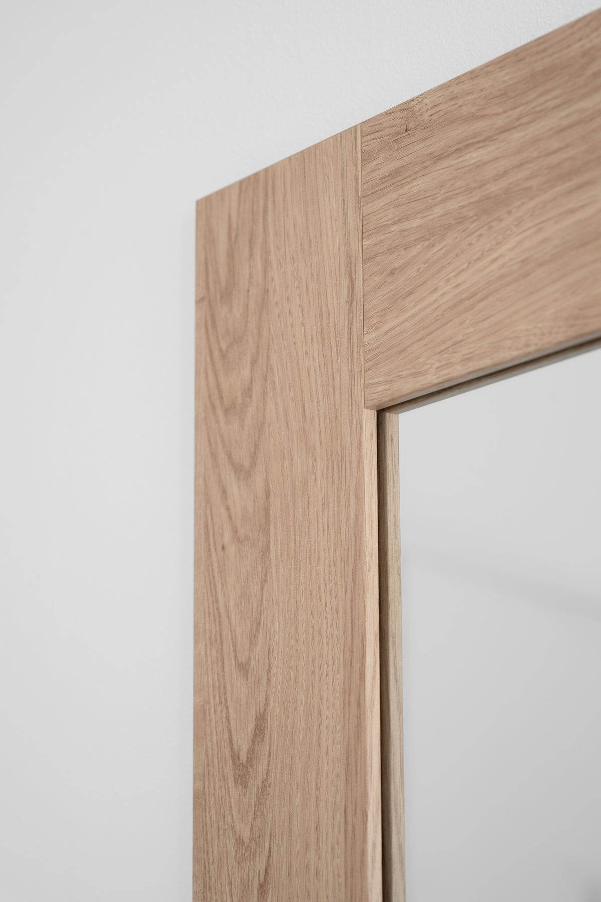 Evolution Rectangular Mirror, 170 x 70 cm, Natural Oak - Detail image 3