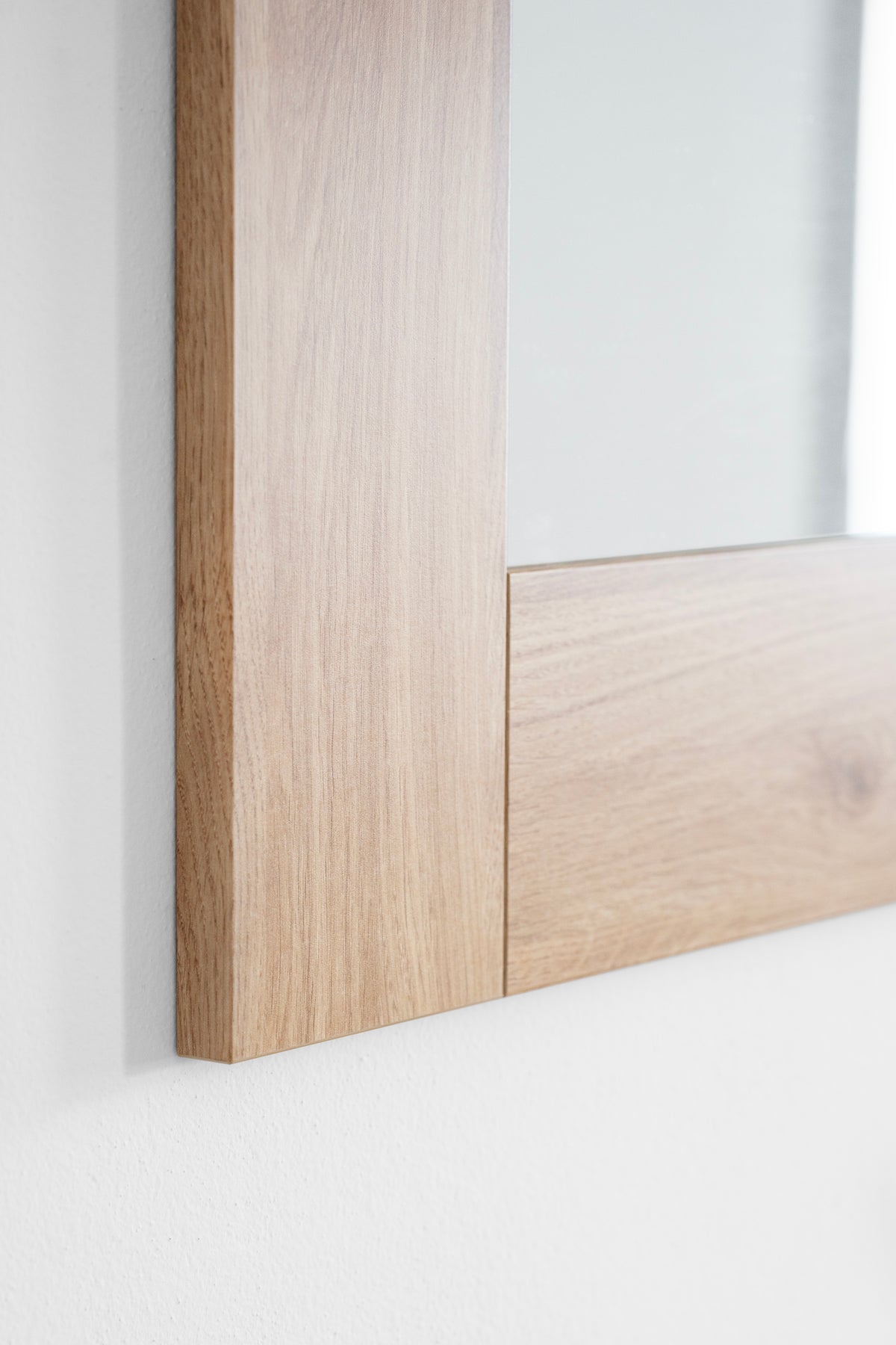 Evolution Rectangular Mirror, 170 x 70 cm, Natural Oak - Detail image 11