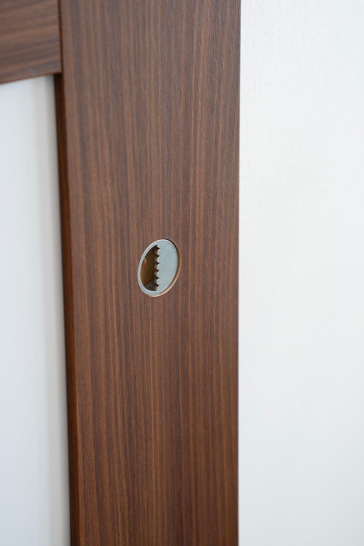 Evolution Rectangular Mirror, 70 x 70 cm, Canaletto Walnut - Detail image 10