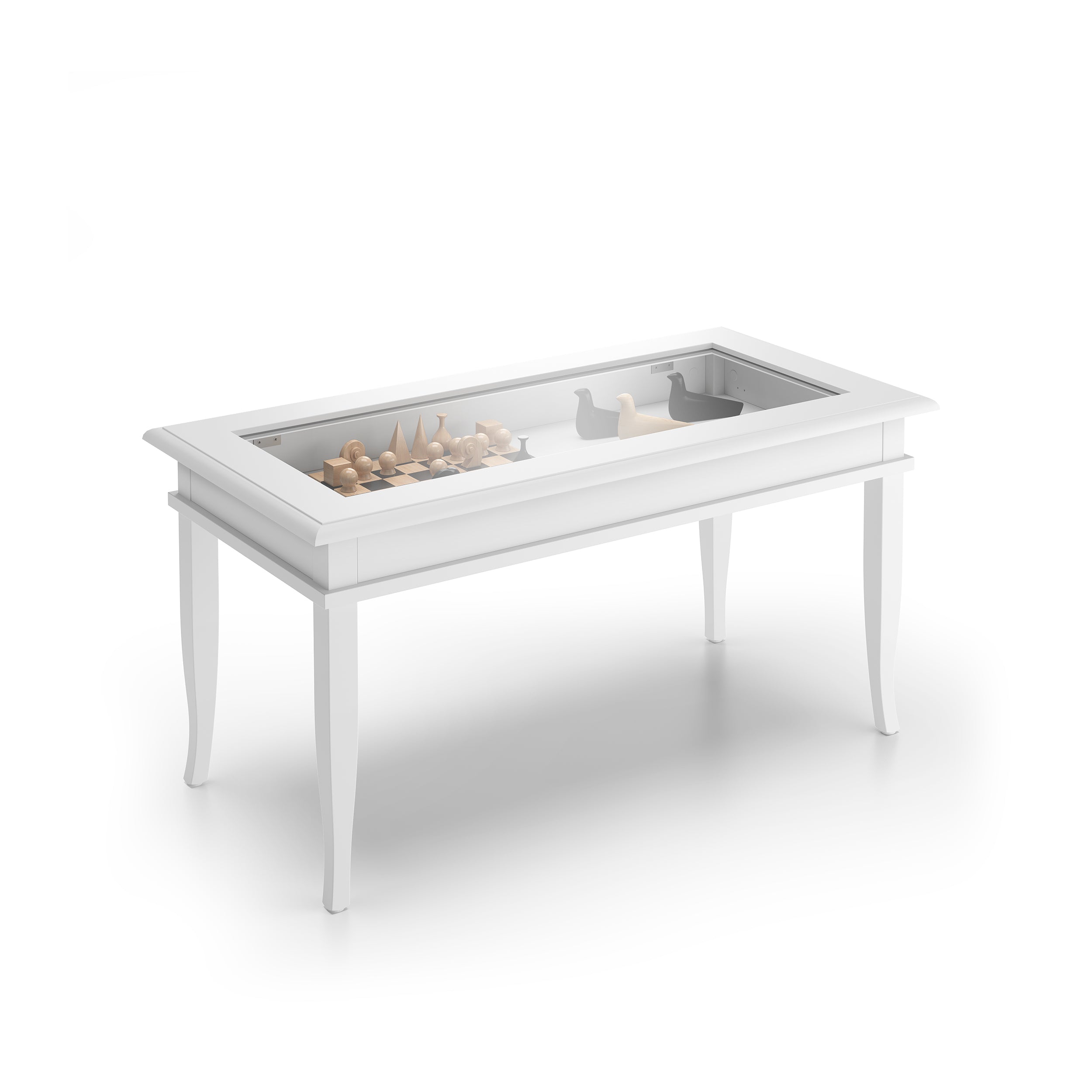 Mesa de centro Classico, color Blanco mate