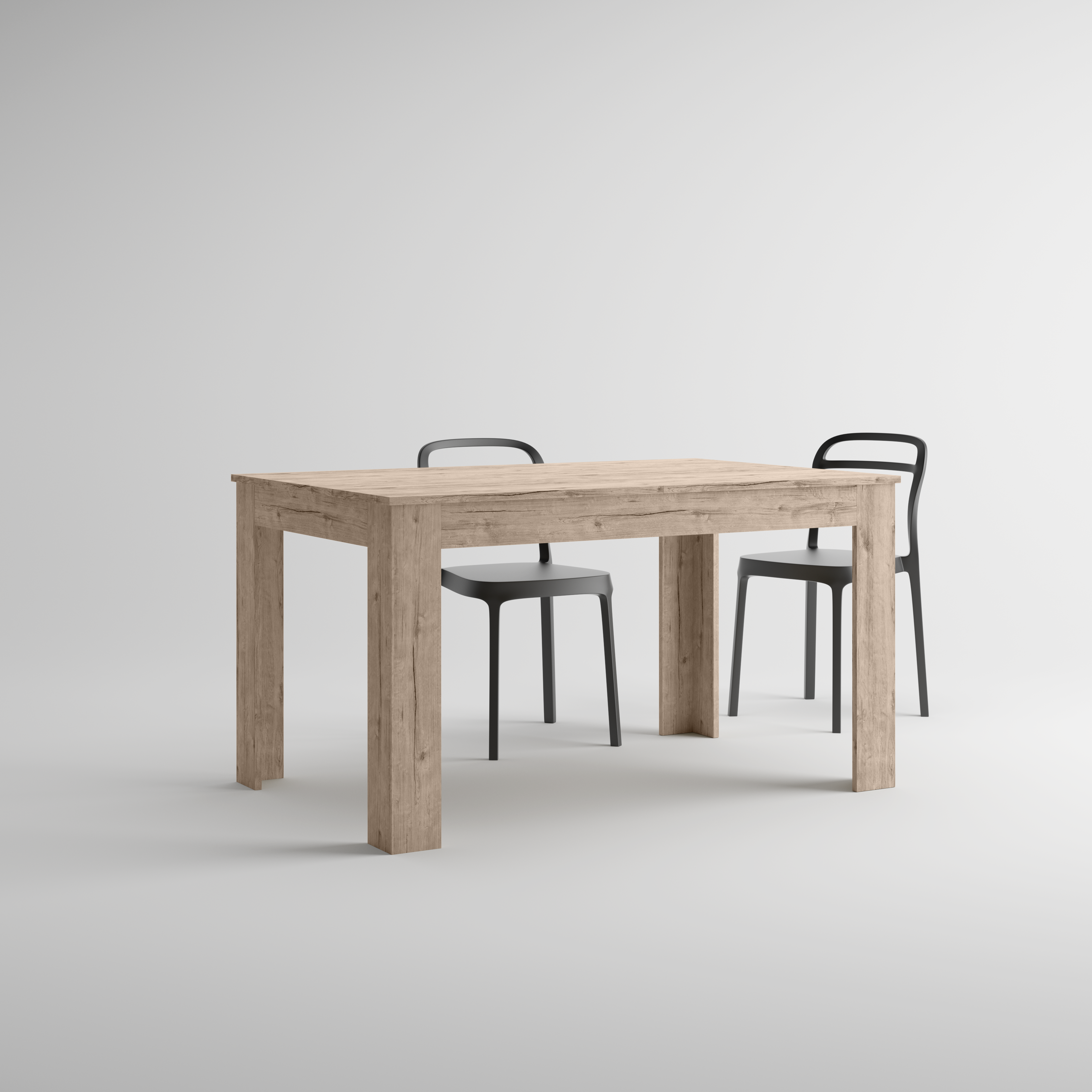 Tavolo allungabile Cucina, Easy, 140(220)x90 cm, Quercia - Immagine dettaglio 4