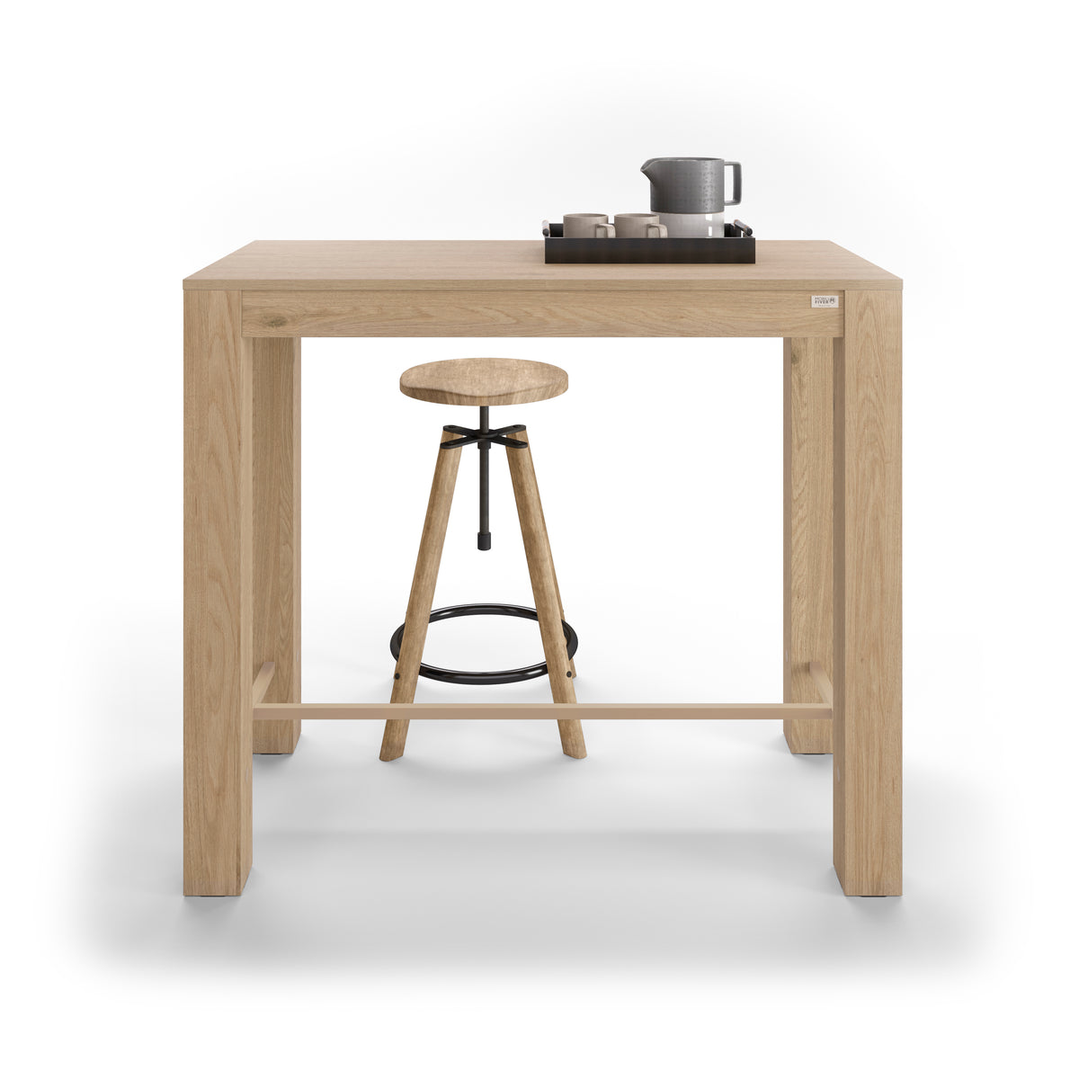 Hochtisch Rachele 120x60 cm, Wildeiche