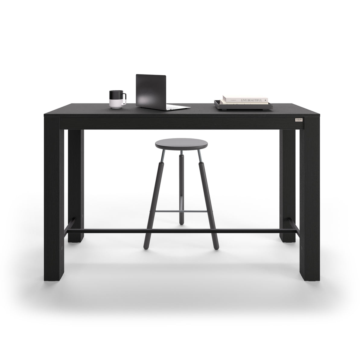 Mesa Alta Rachele 170x60 cm, Madera Negra