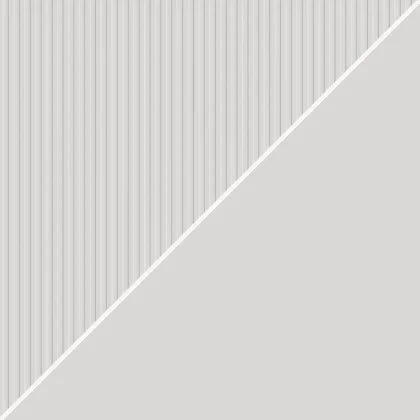 White fluted