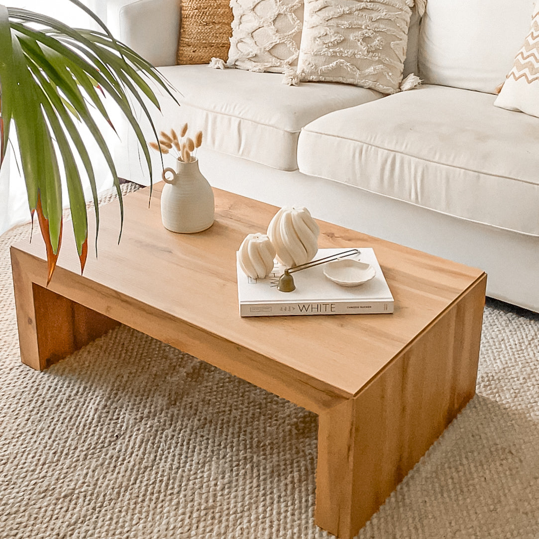 Angelica Coffee Table, Rustic Oak - Set image 1