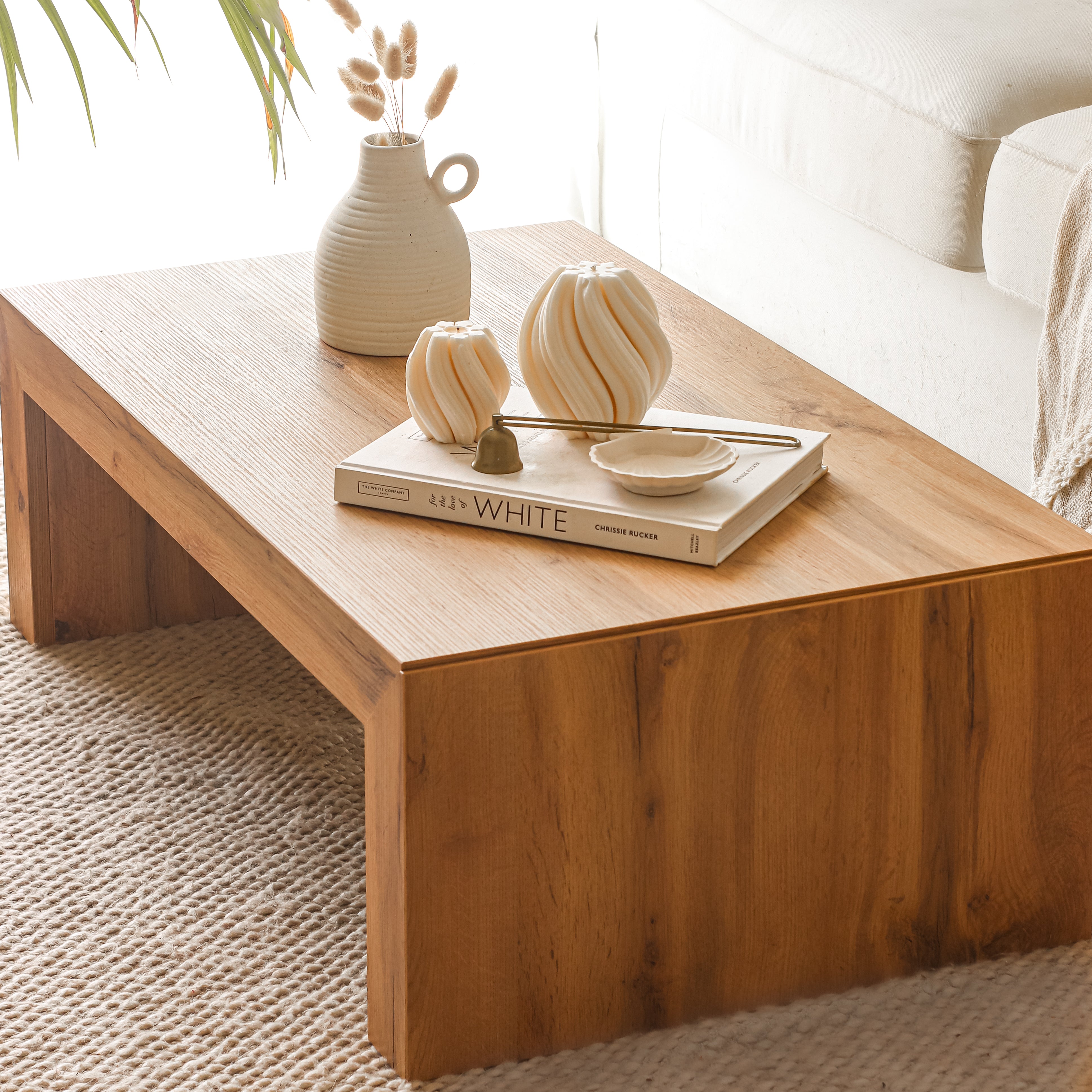 Angelica Coffee Table, Rustic Oak - Set image 3