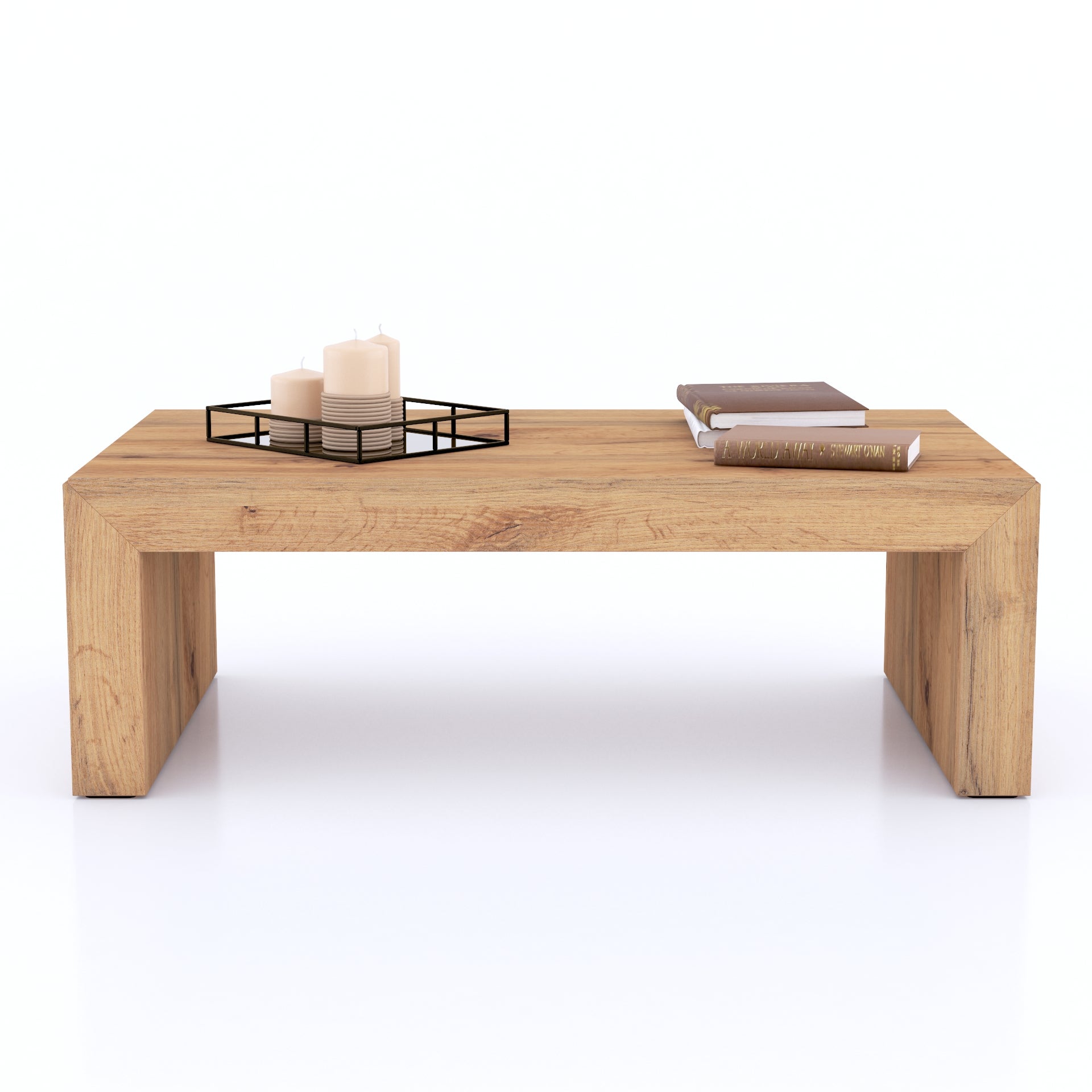 Angelica Coffee Table, Rustic Oak - Detail image 3