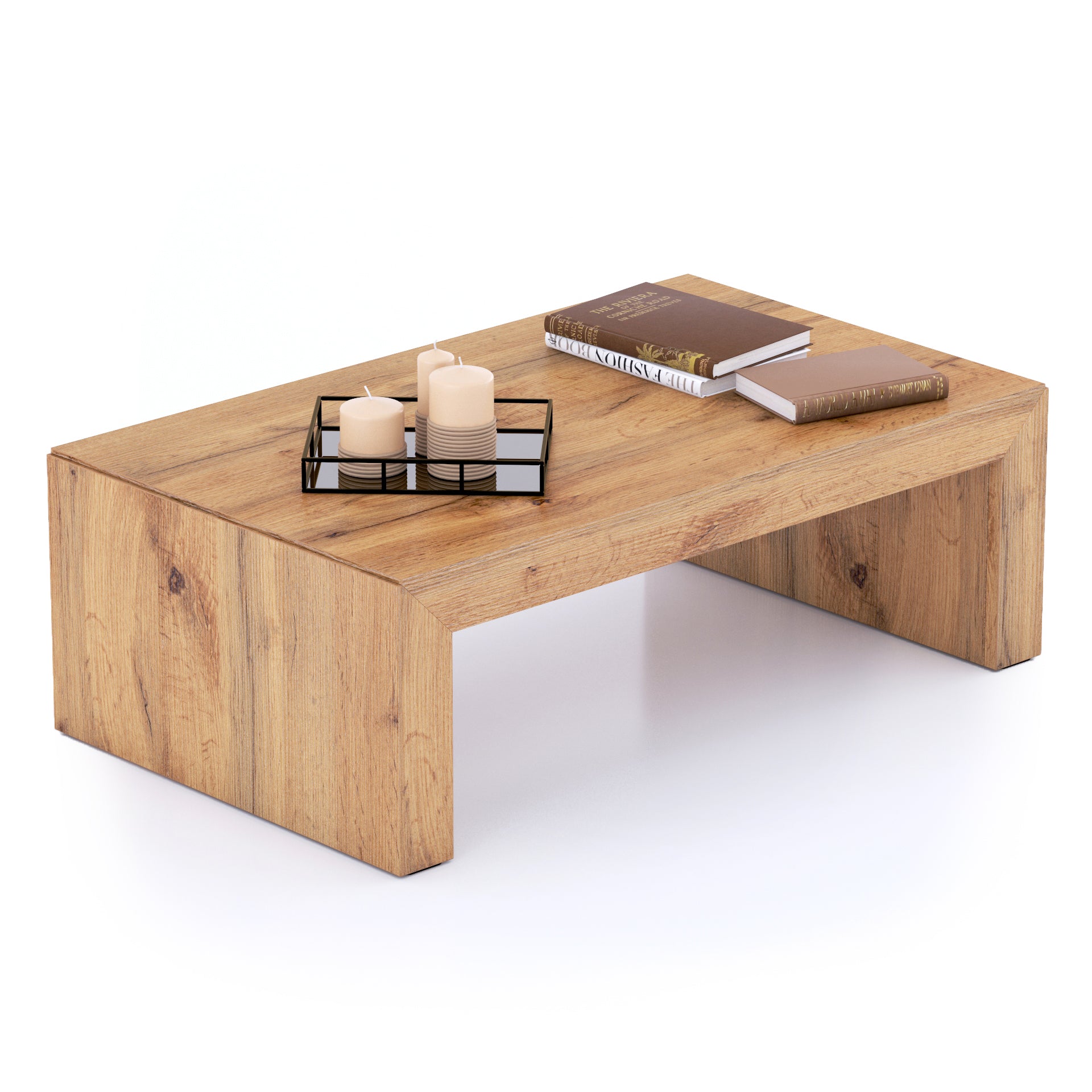 Angelica Coffee Table, Rustic Oak - Main image