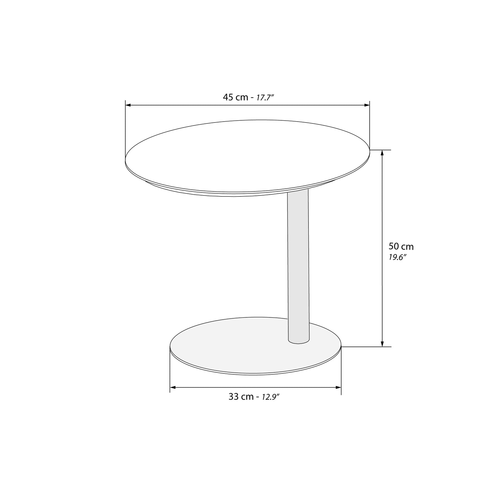 Salotto da giardino con 2 divani e 3 tavolini, Arya, Beige e legno di teak - Immagine tecnica 6