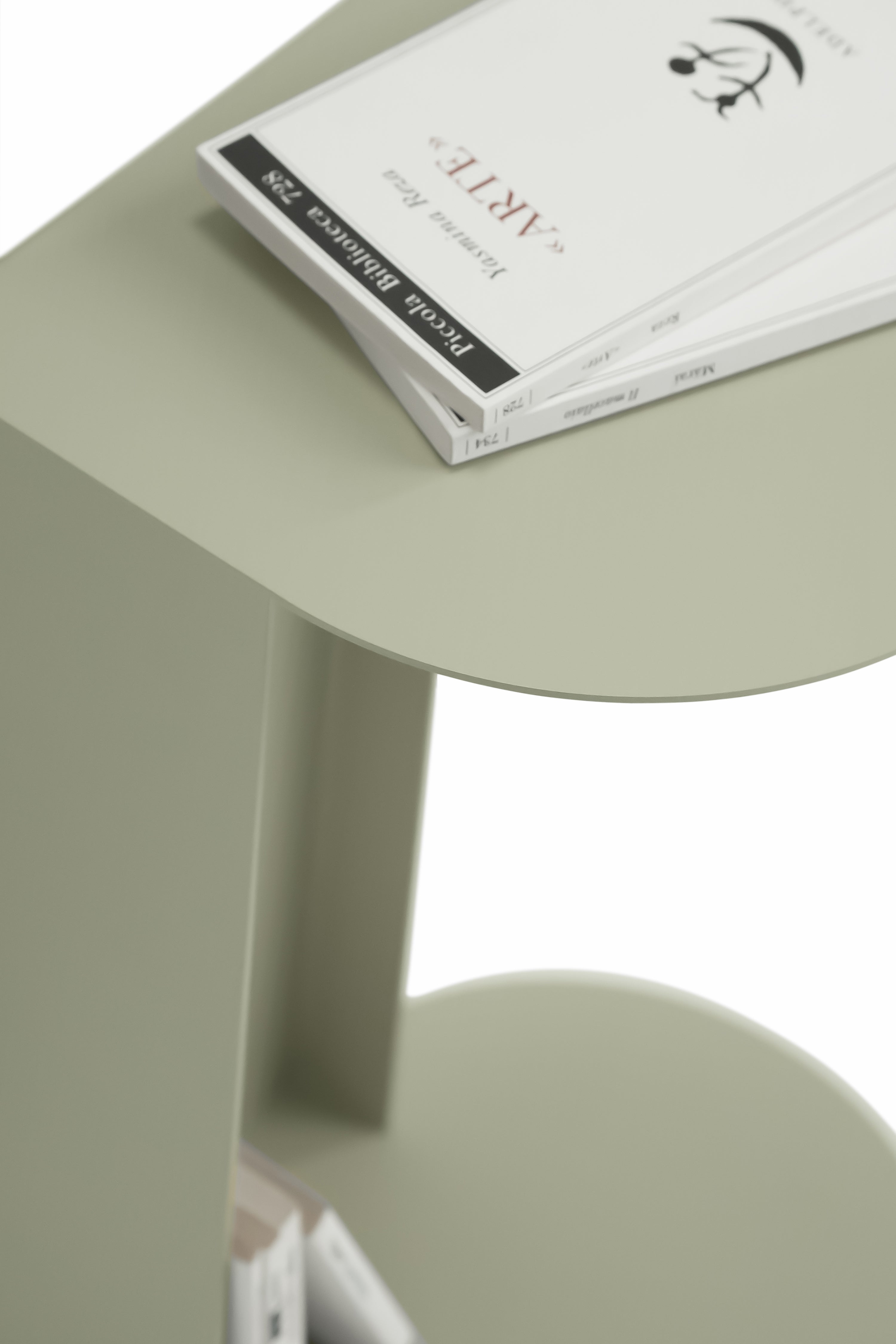 Camilla Metal Side Table, 31x24x45 cm, Beige - Detail image 3