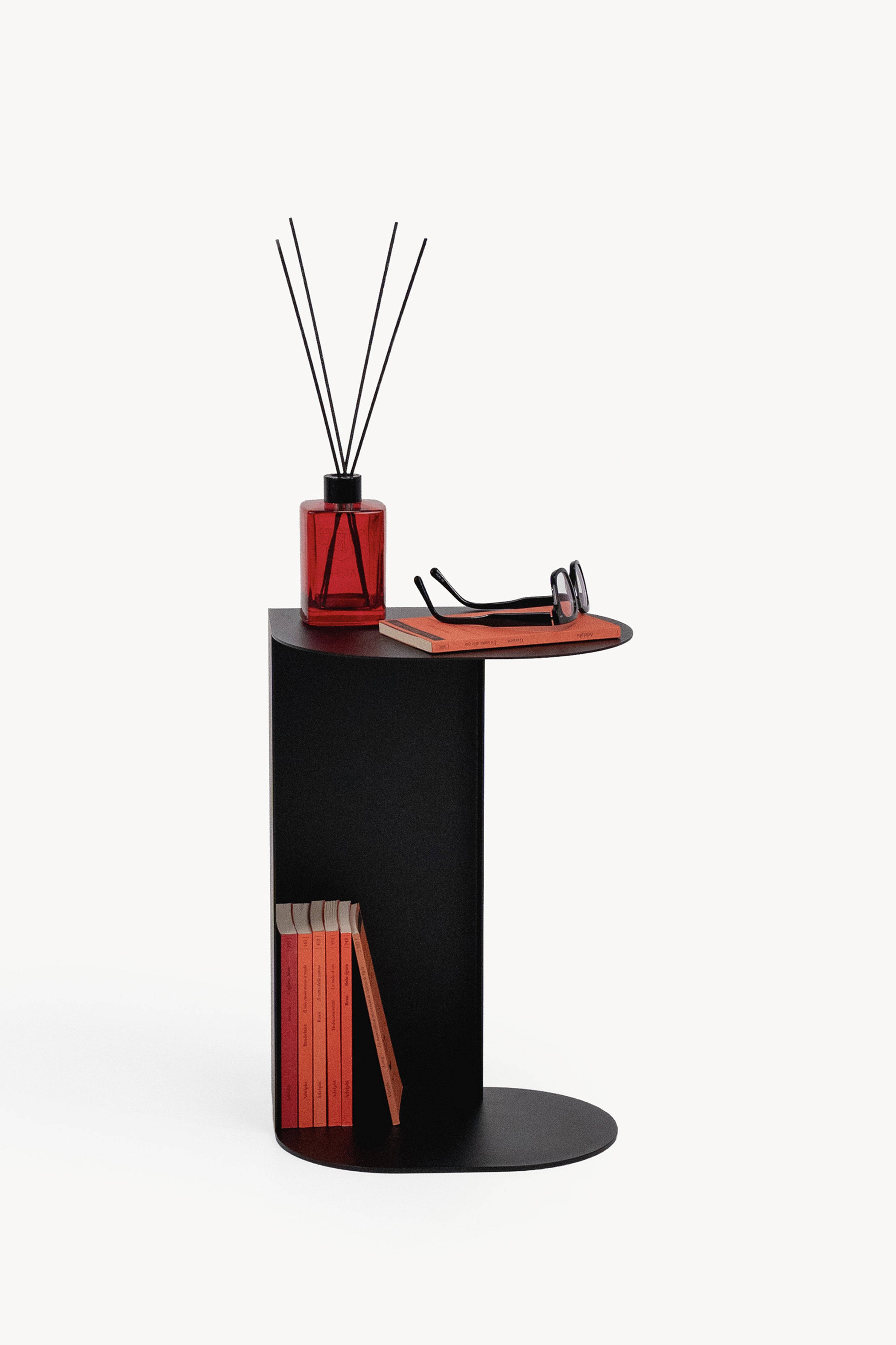 Camilla Metal Side Table, 31x24x45 cm, Black - Main image