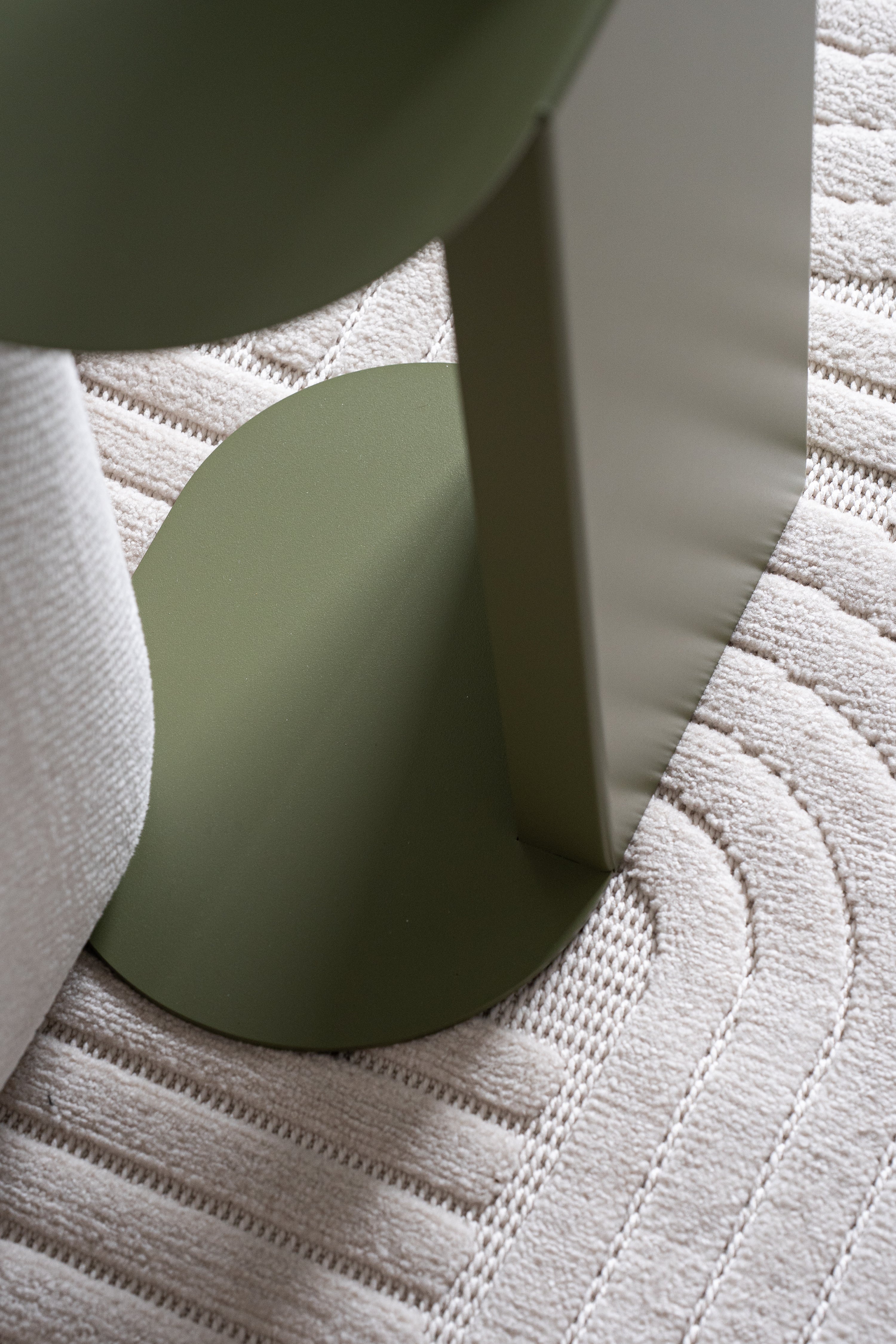 Camilla metalen bijzettafel, 31x24x45 cm, Olijfgroen - Detailafbeelding 5