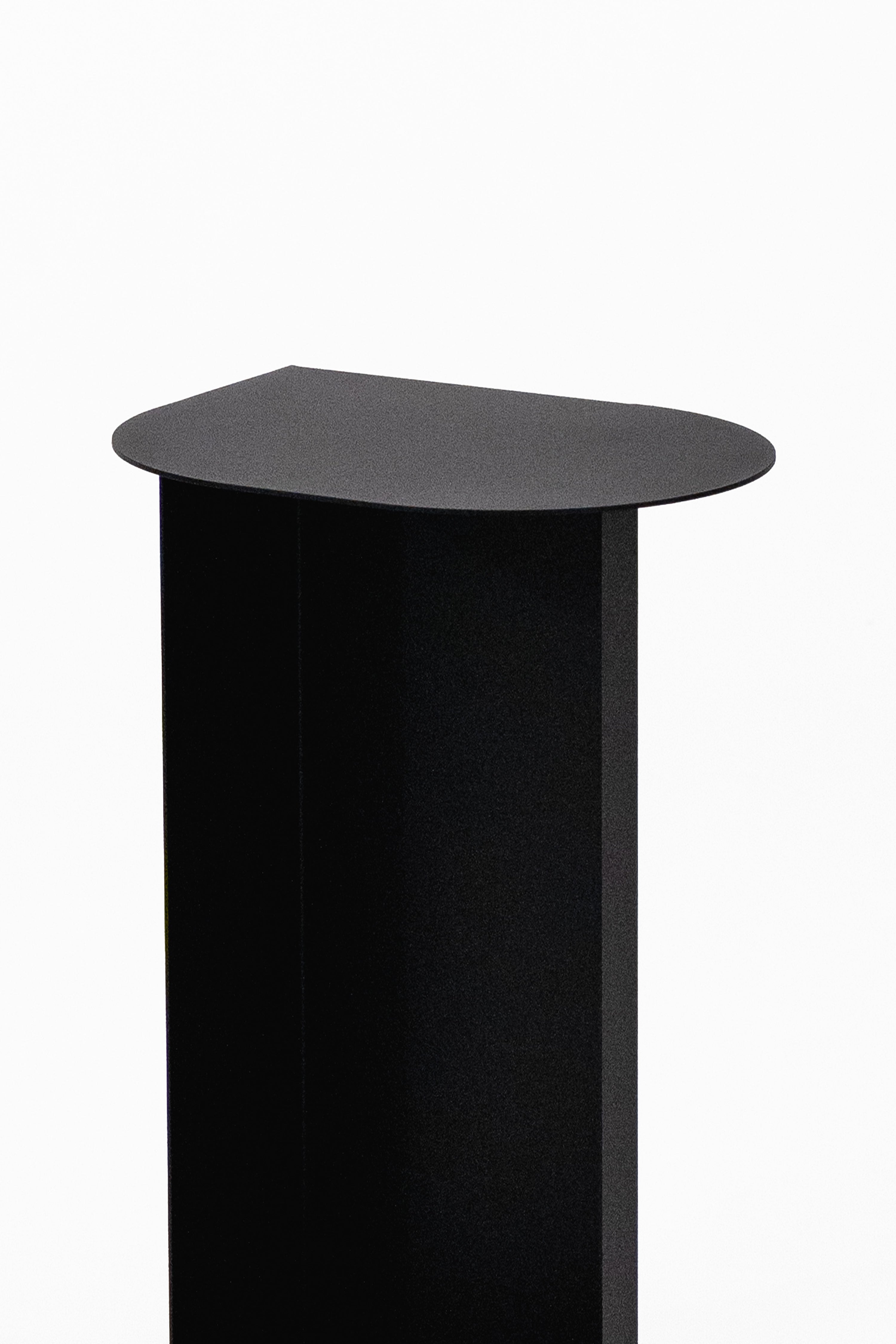 Set of 2 Camilla Metal Side Tables, h45 and h55, Black - Detail image 1