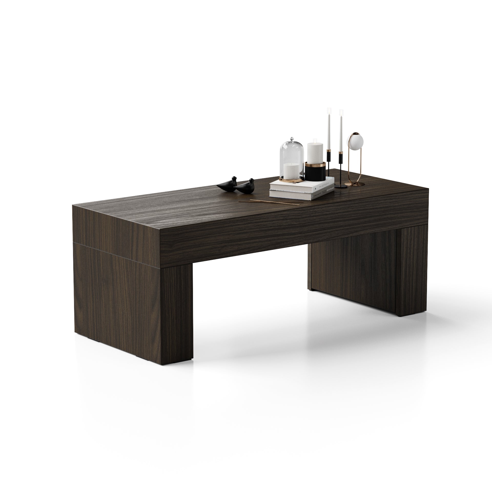 Tavolino Evolution 90x40, Noce Scuro - Immagine principale