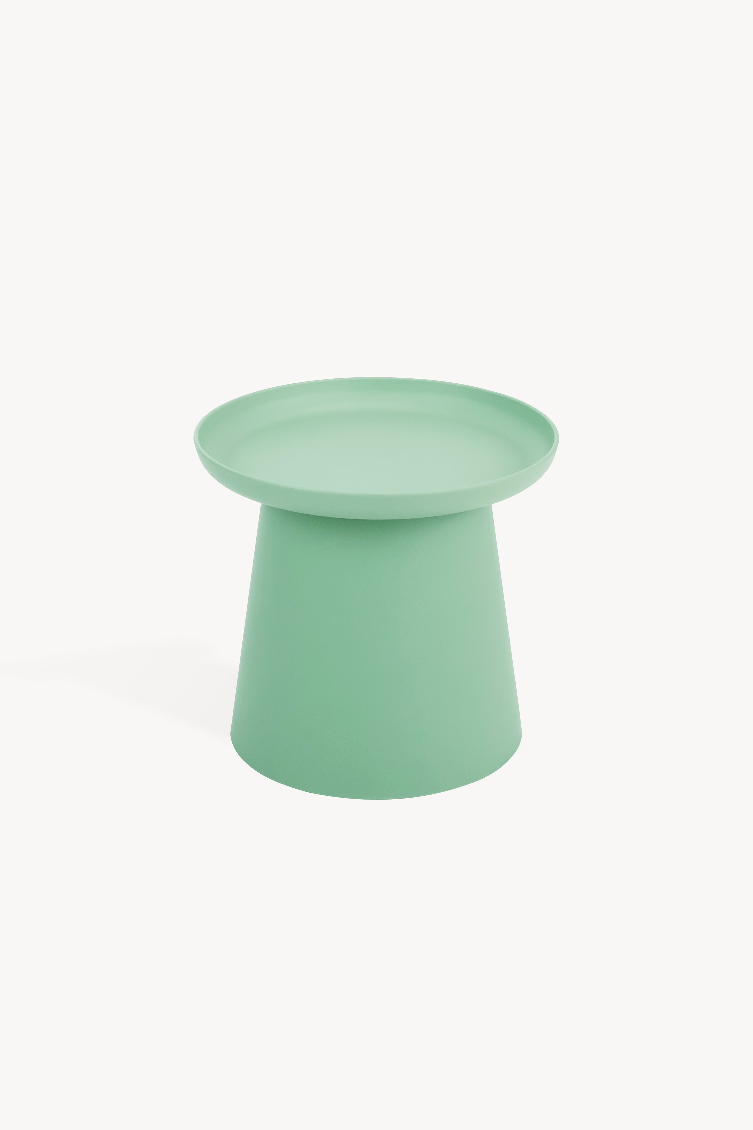 Tavolino rotondo Olivia, 50x50x46,5 cm, Verde - Immagine dettaglio 3