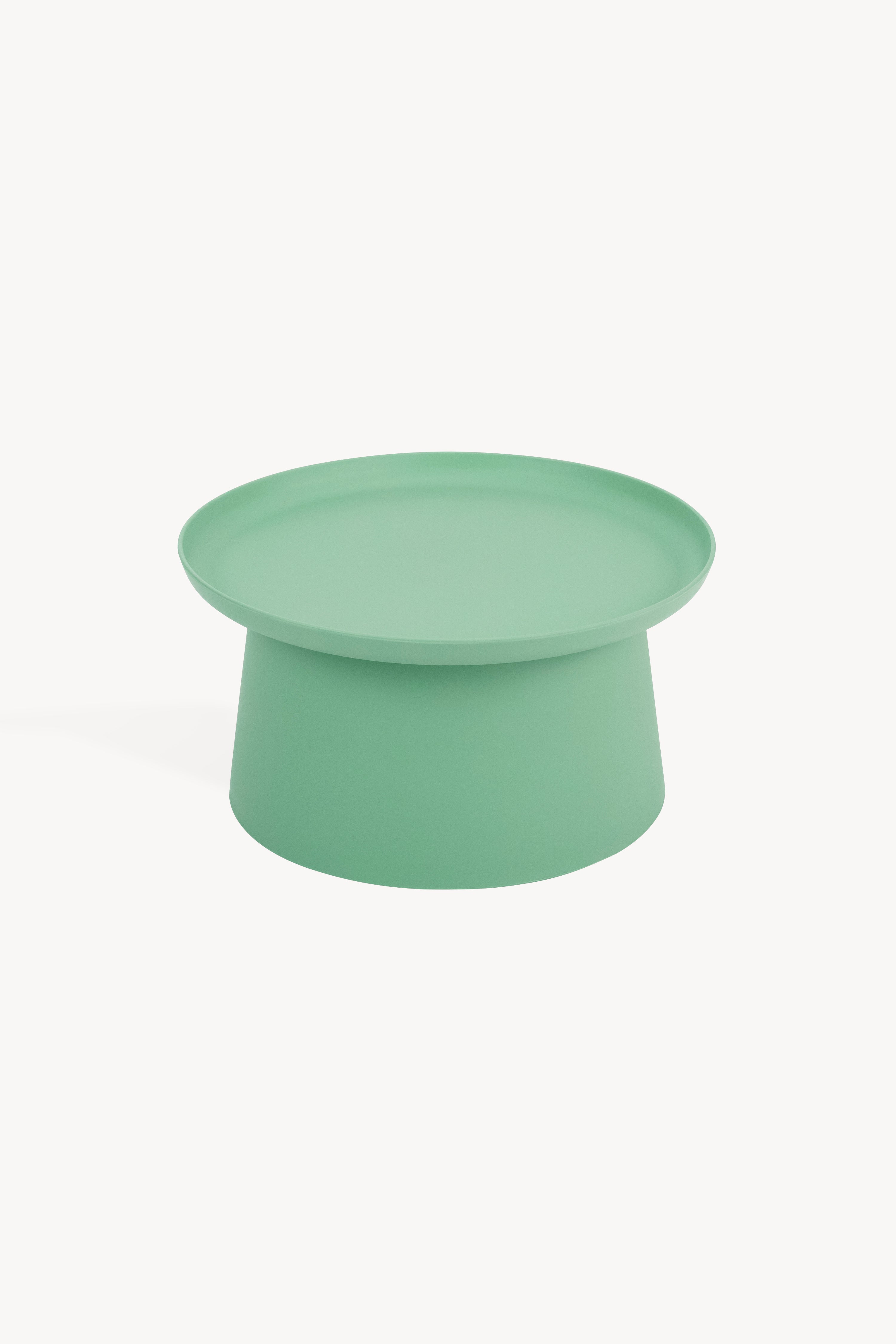 Tavolino rotondo Olivia, 70x70x36 cm, Verde - Immagine dettaglio 6