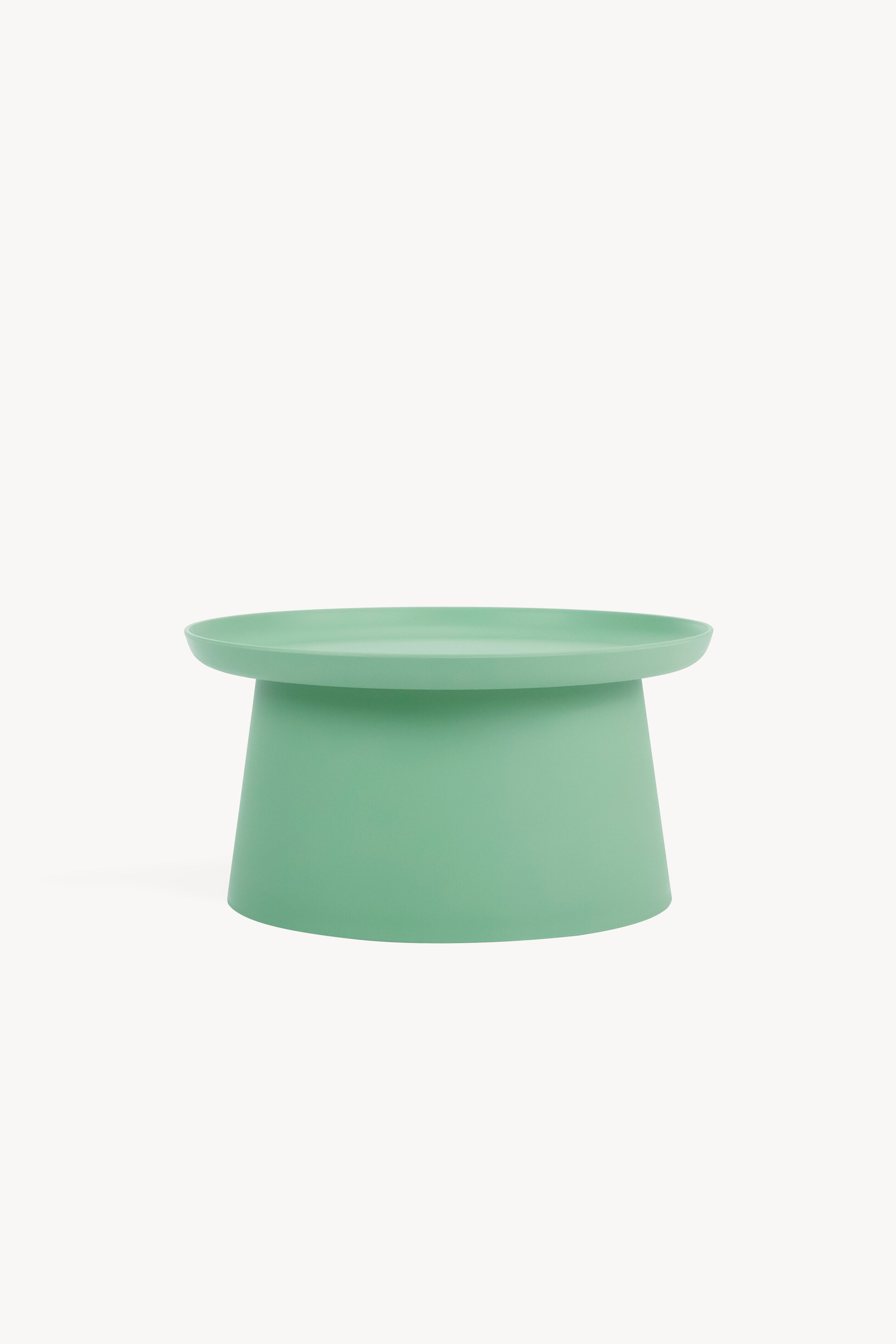 Tavolino rotondo Olivia, 70x70x36 cm, Verde - Immagine principale