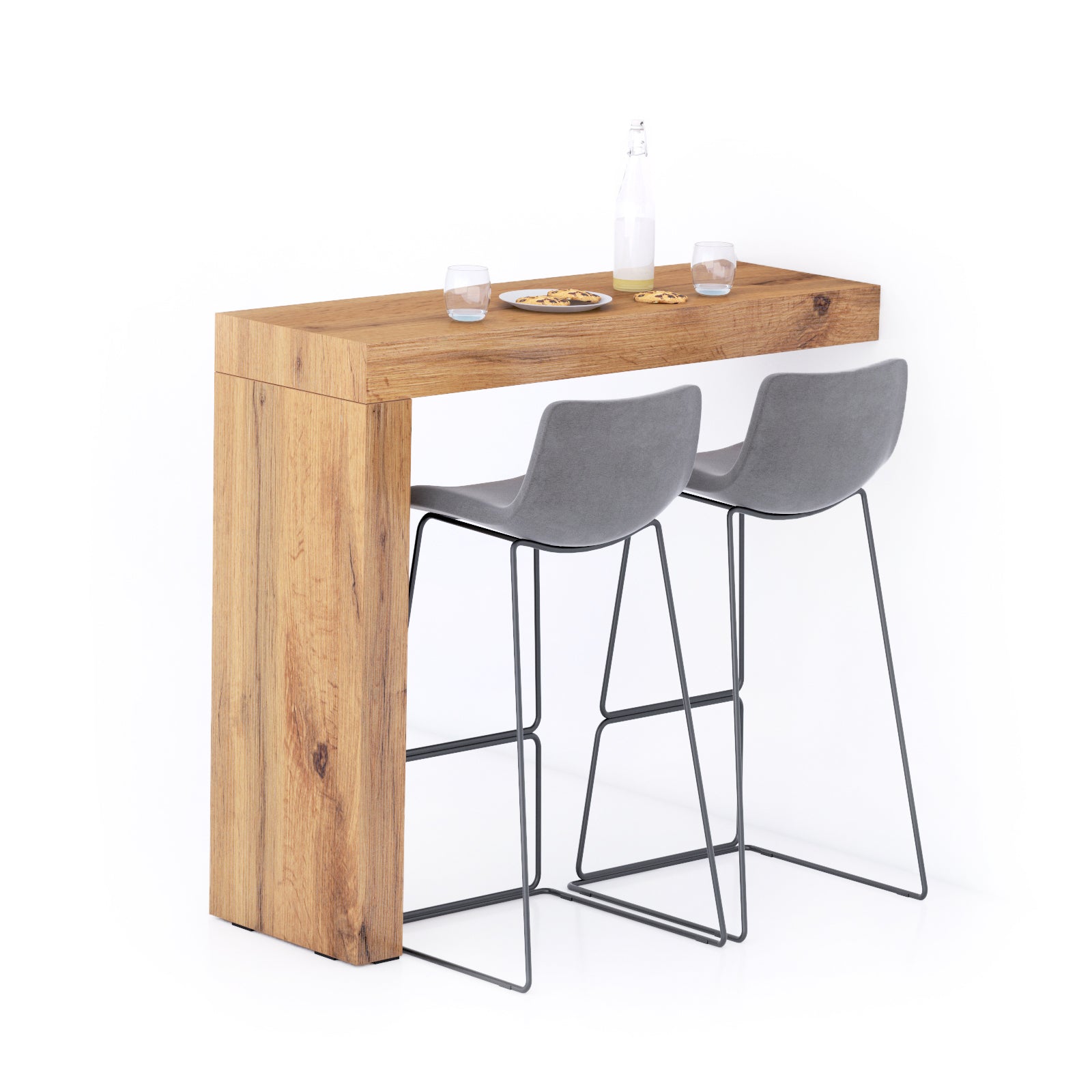 Péninsule Evolution 120x40, Bois Rustique