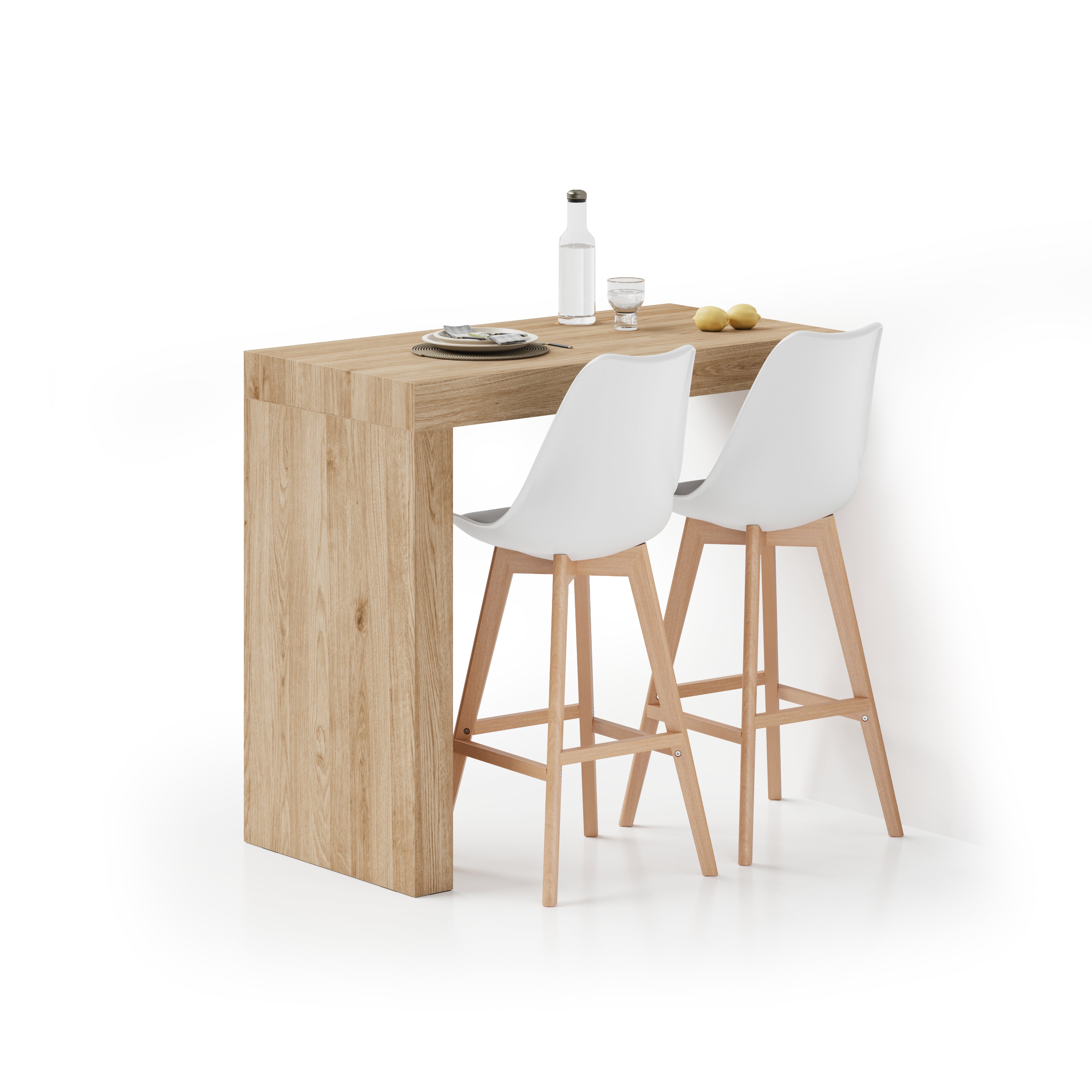 Evolution Kitchen Peninsula 120x60, Light Oak - Main image