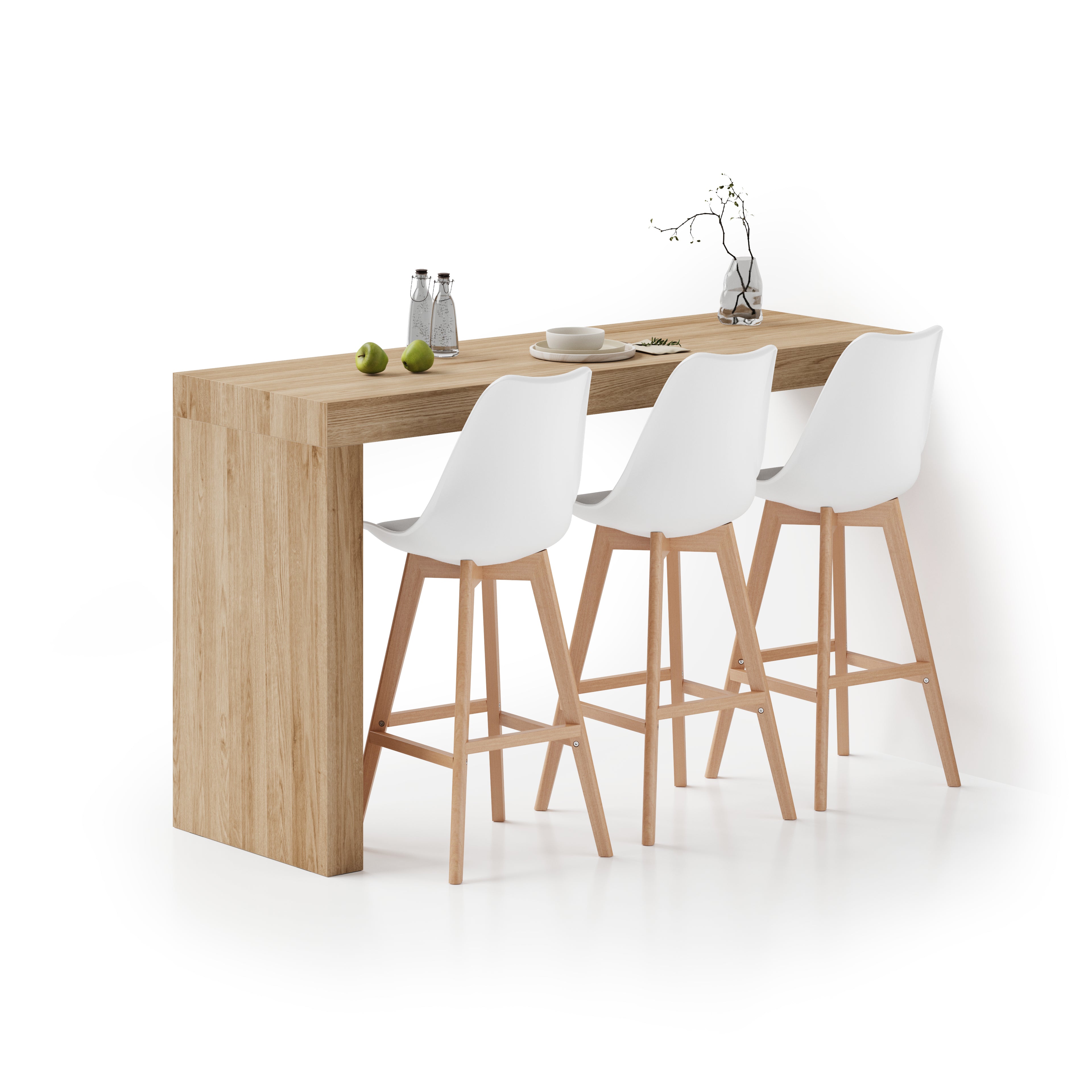 Penisola Evolution 180x60, Rovere Naturale