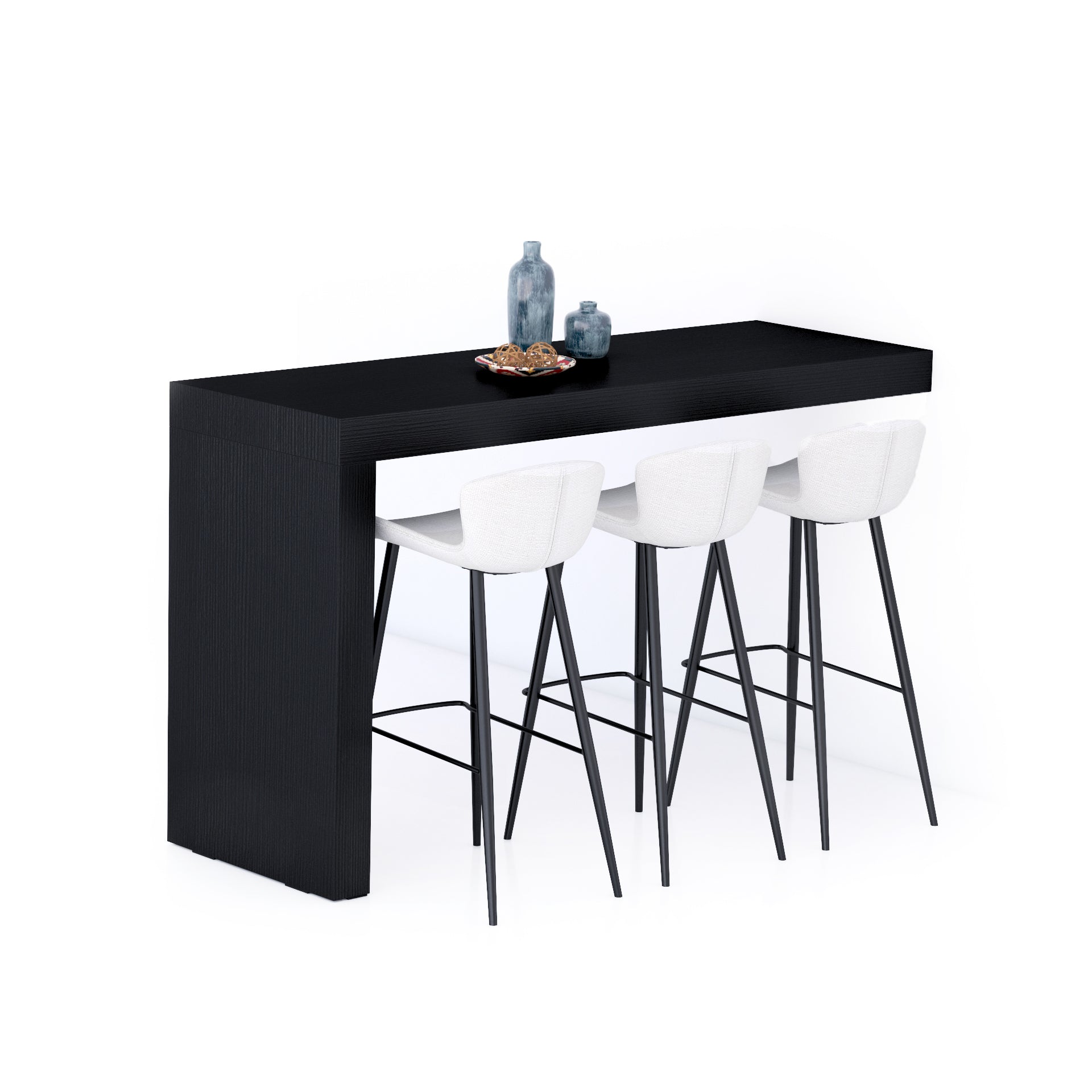 Penisola Evolution 180x60, Nero Frassino - Immagine principale