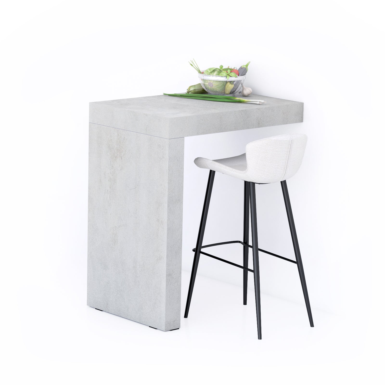 Péninsule Evolution 90x60, Gris Béton - Main image