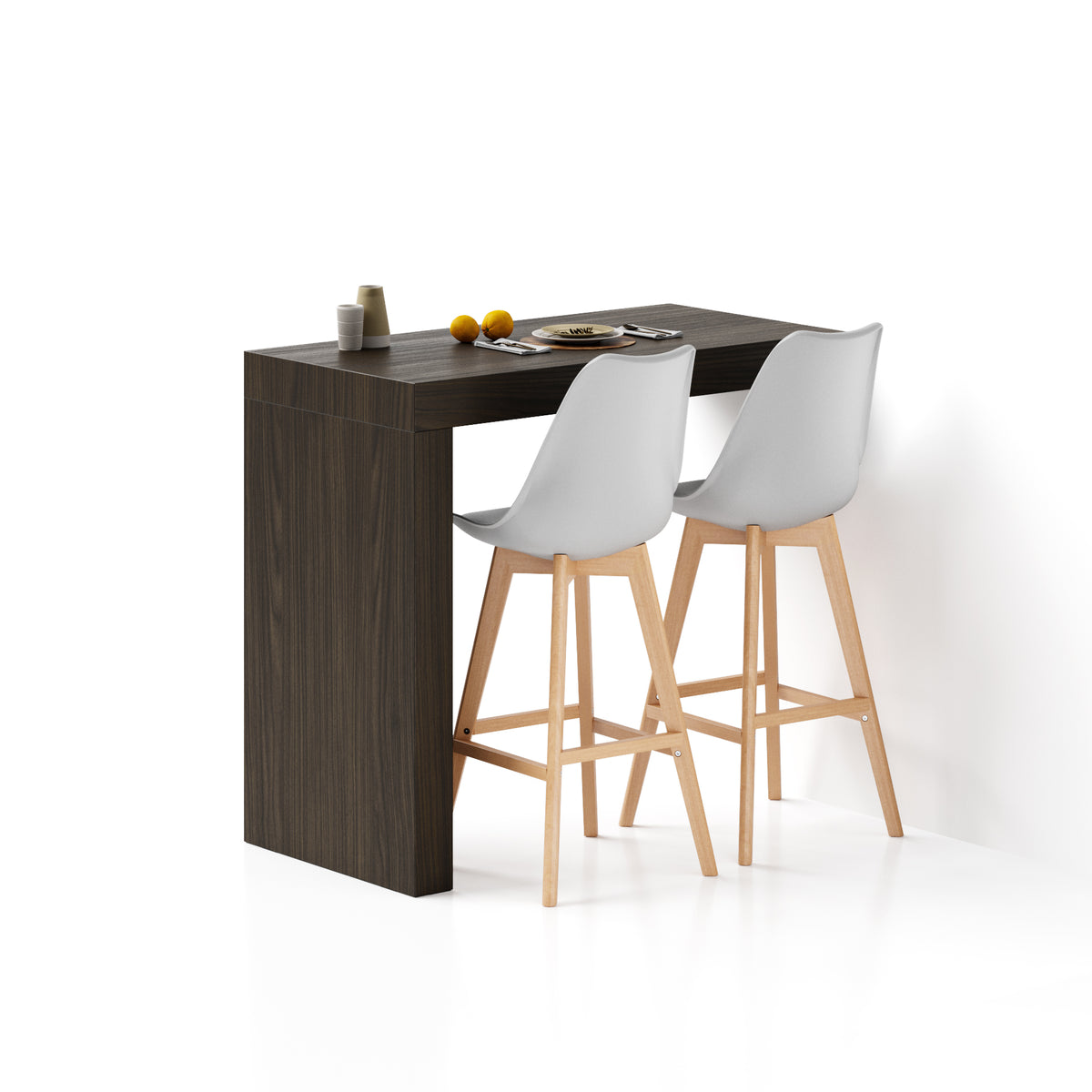Evolution Peninsula 120x60, Dark Walnut - Main image