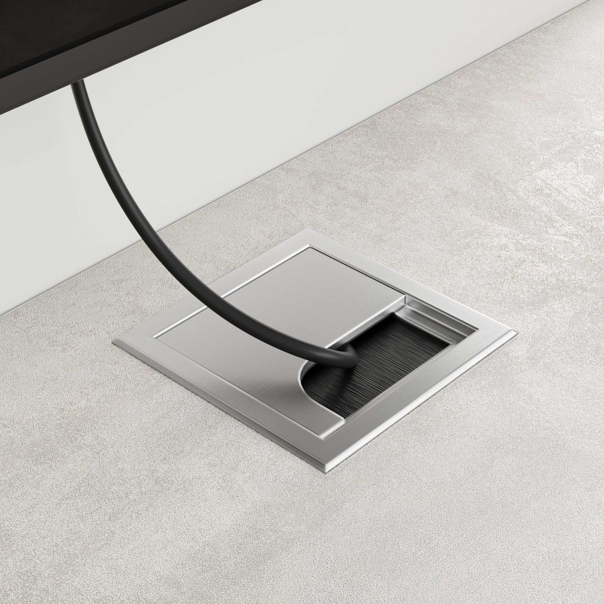 Composición de pared Iacopo para salón 1, color cemento gris, 208x42x36 cm - Detail image 2