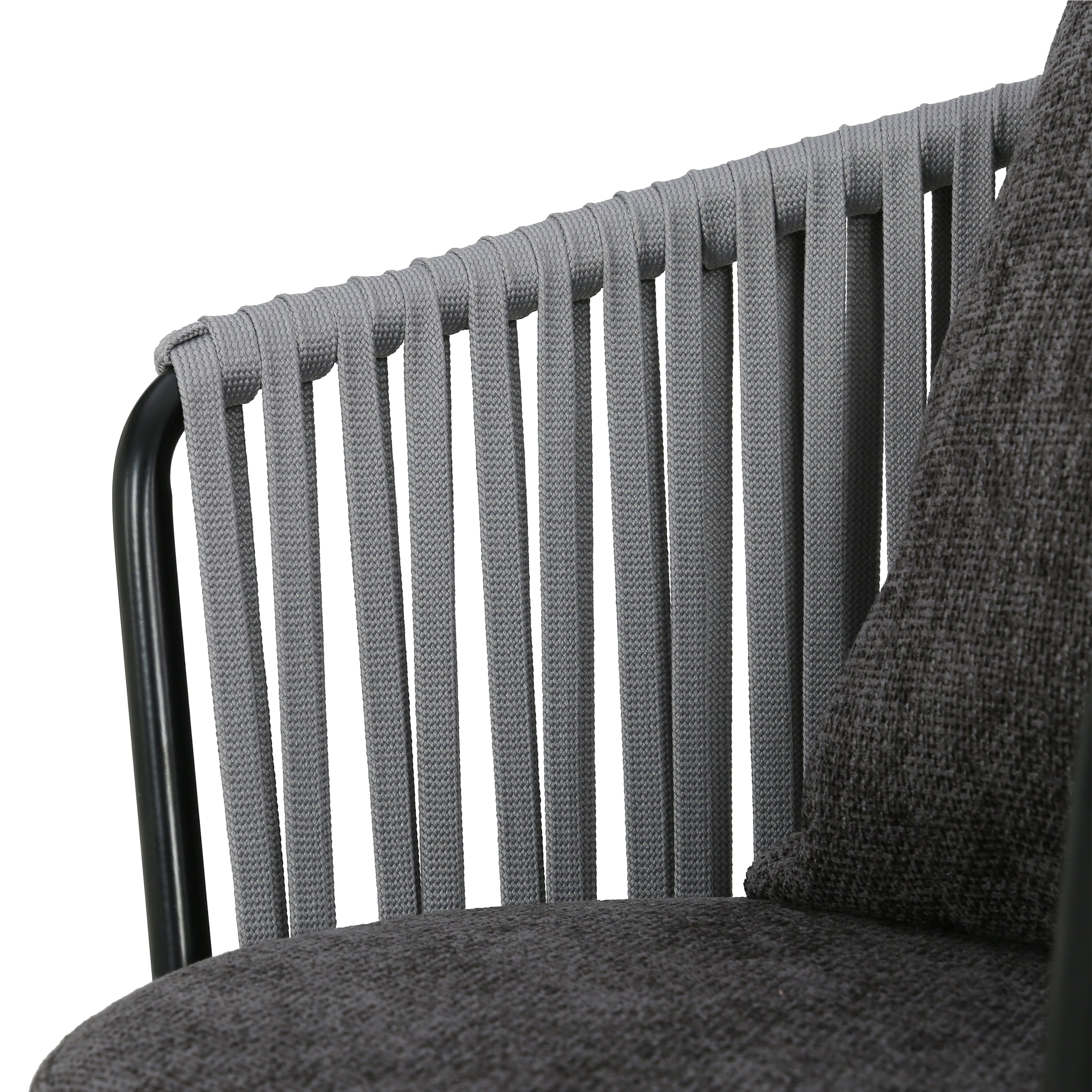 Fabric Chair Anna, Anthracite - Detail image 8
