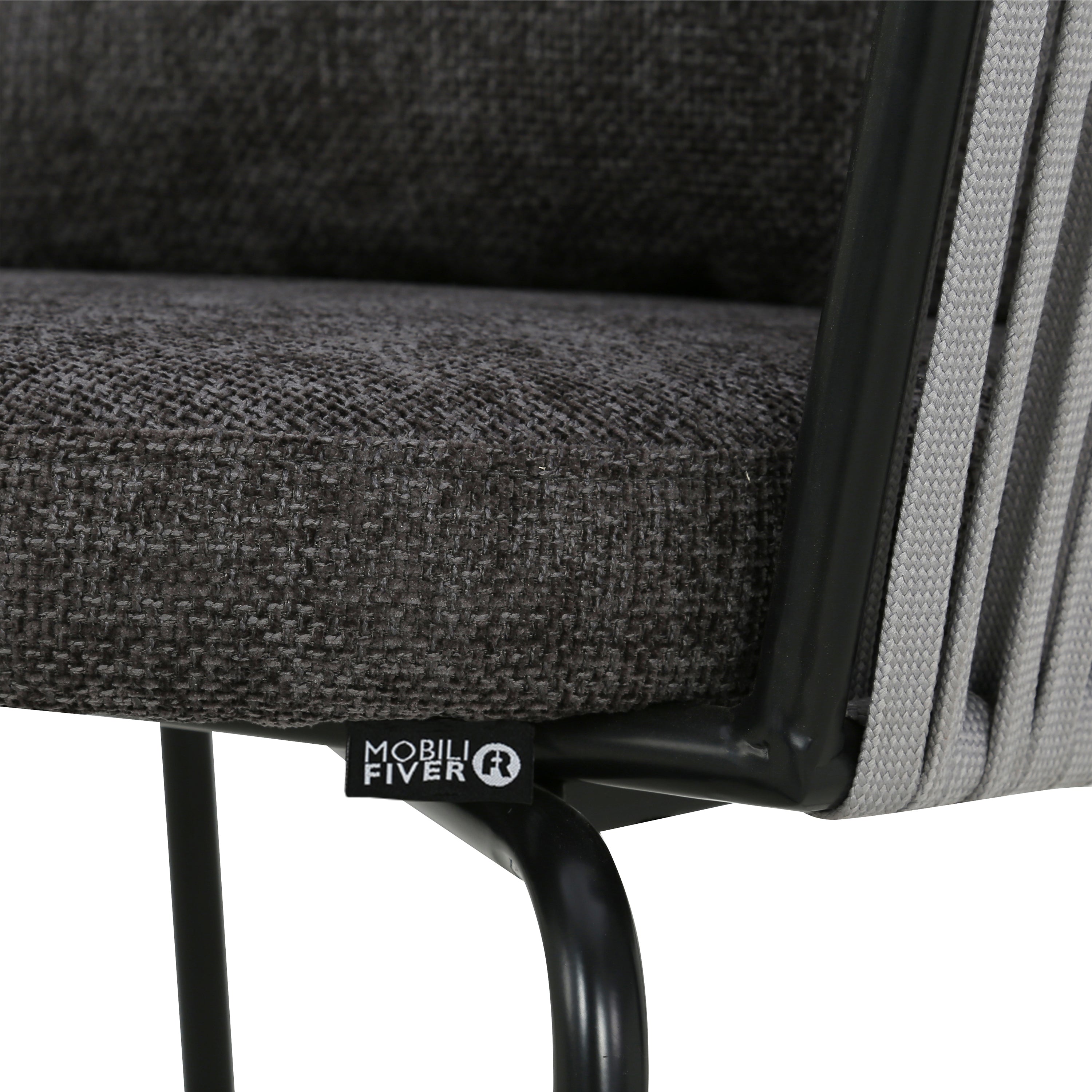 Fabric Chair Anna, Anthracite - Detail image 6