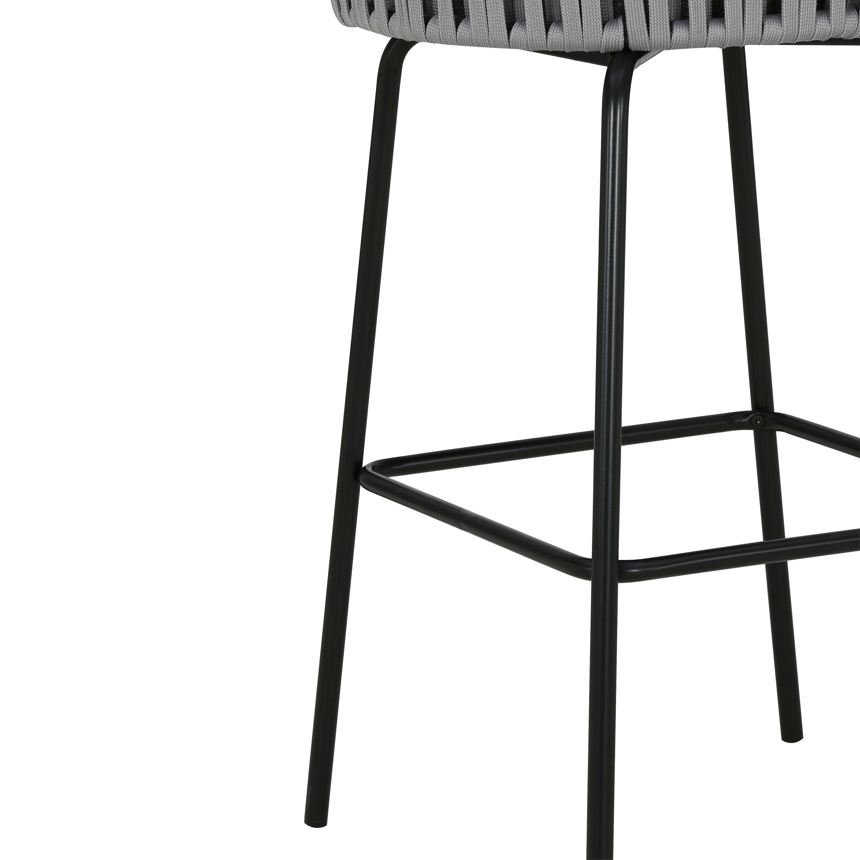 Anna Stoffhocker, 2er-Set, Anthrazit - Detail image 4