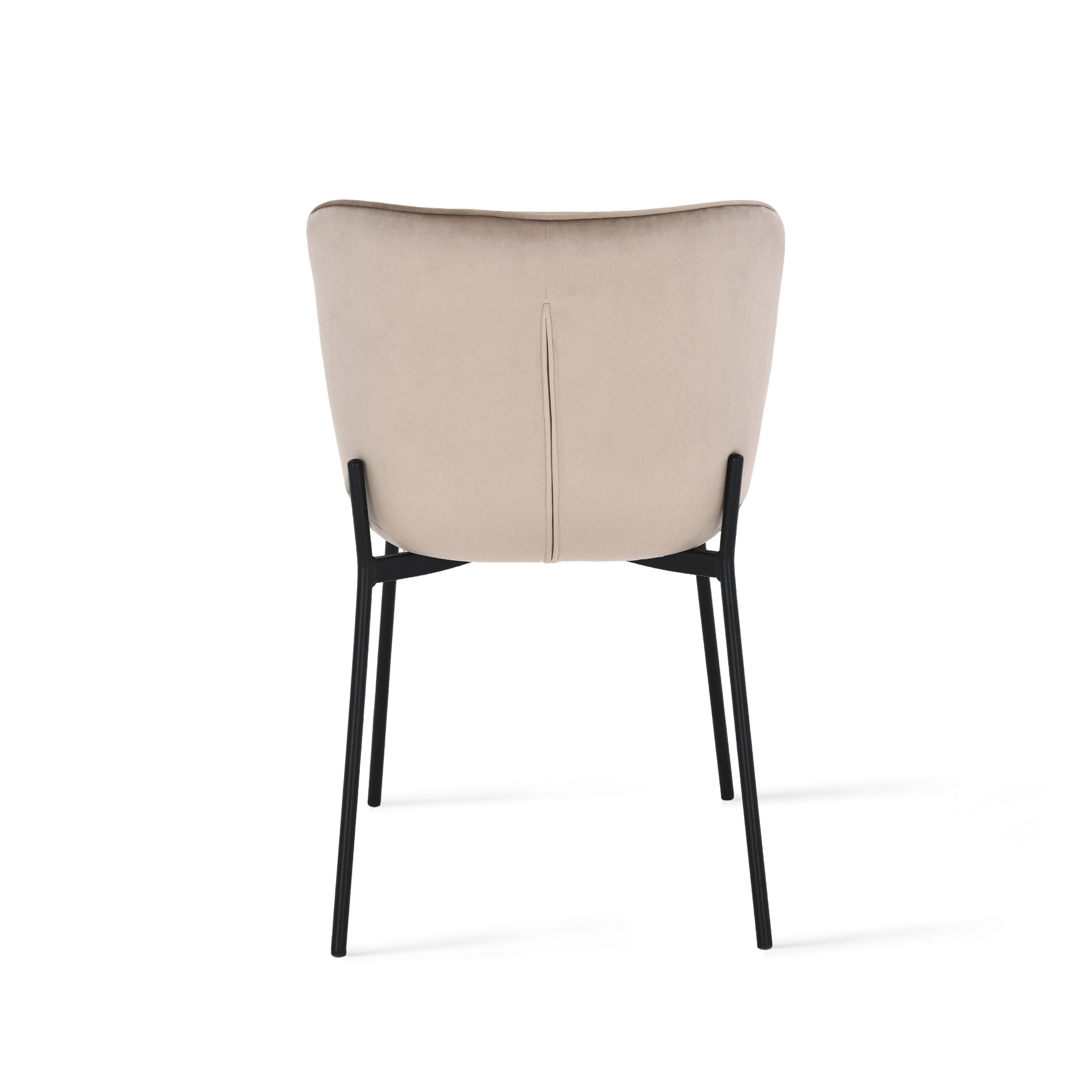 Ambra Samtstühle, 2er-Set, Beige - Detail image 3