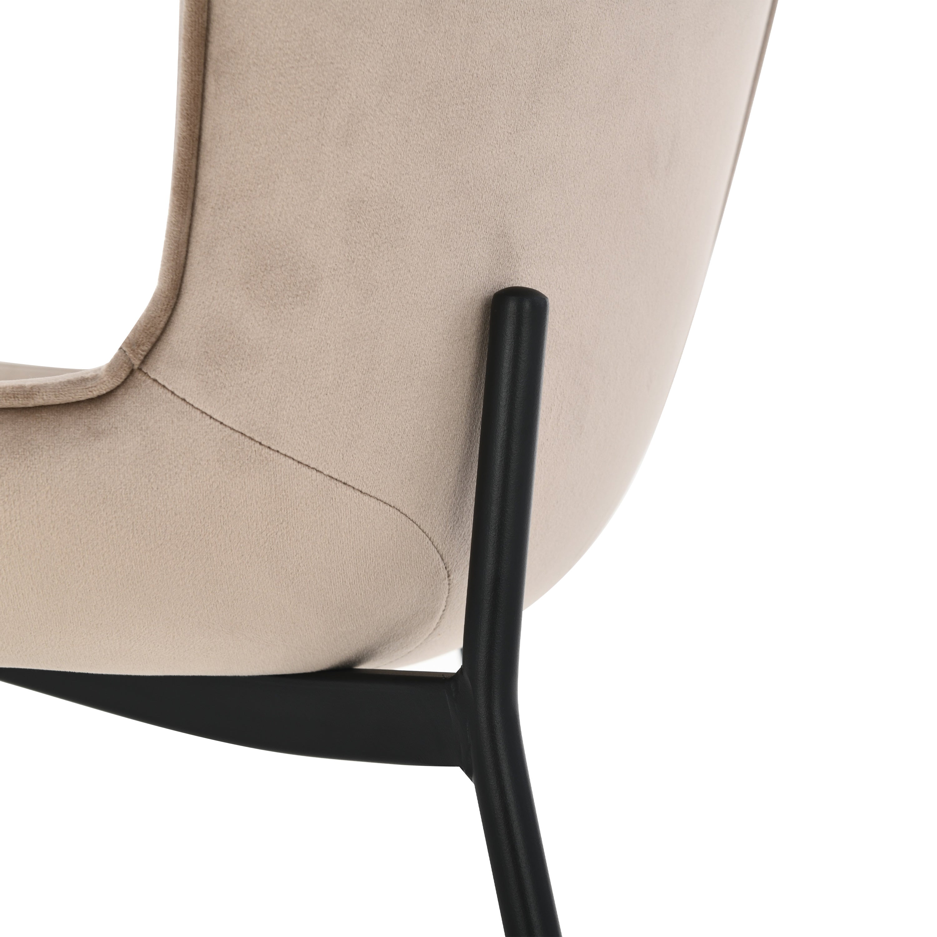Ambra Samtstühle, 2er-Set, Beige - Detail image 7