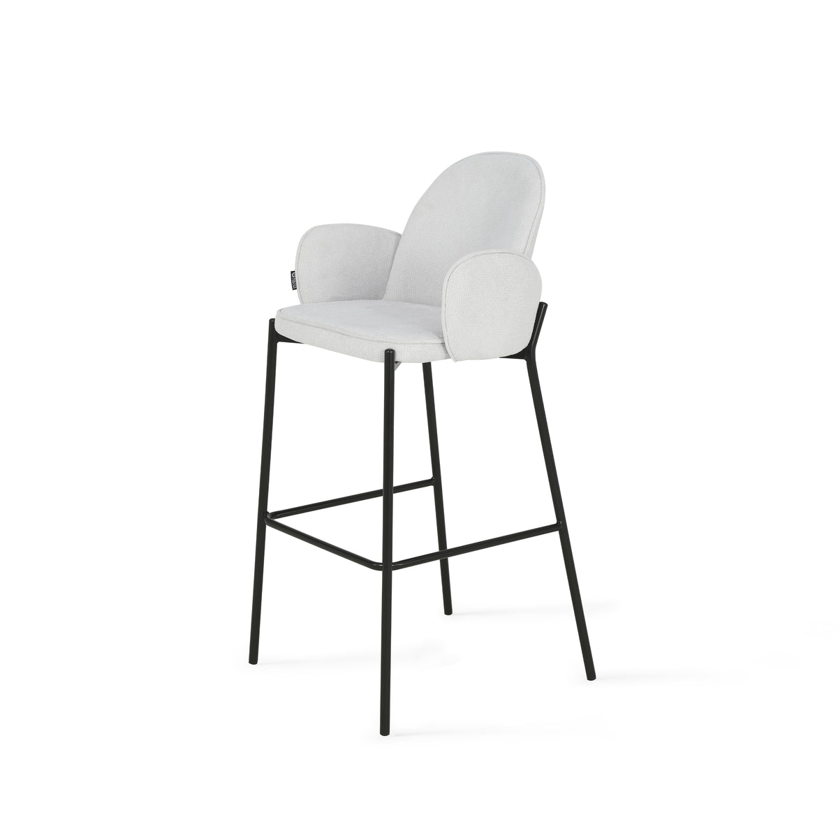 Agata stoffen Krukken, Set van 2, IJswit - Detailafbeelding 4