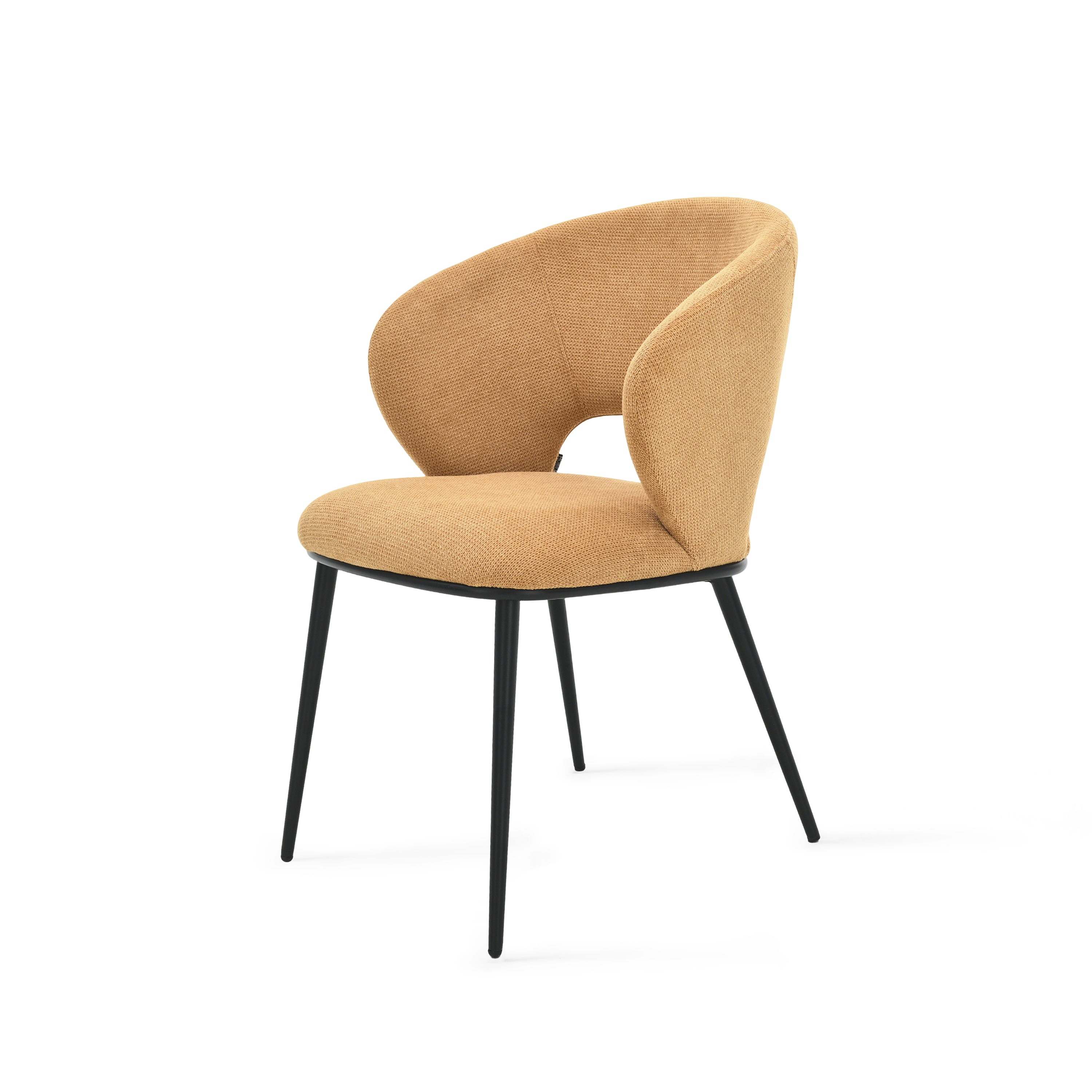 Alice Fabric Chairs, Set of 2, Orange - Detail image 2