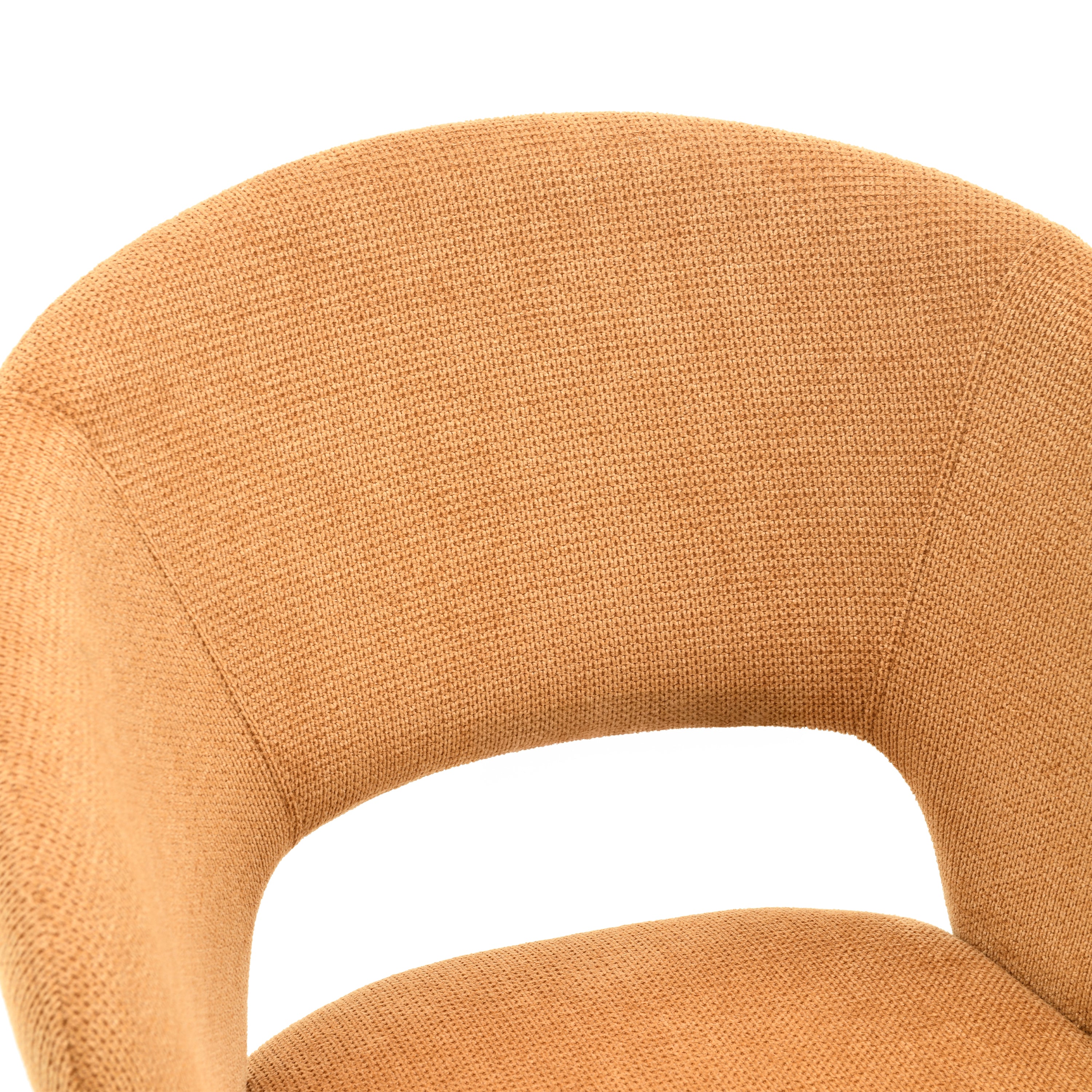 Alice Fabric Chairs, Set of 2, Orange - Detail image 9