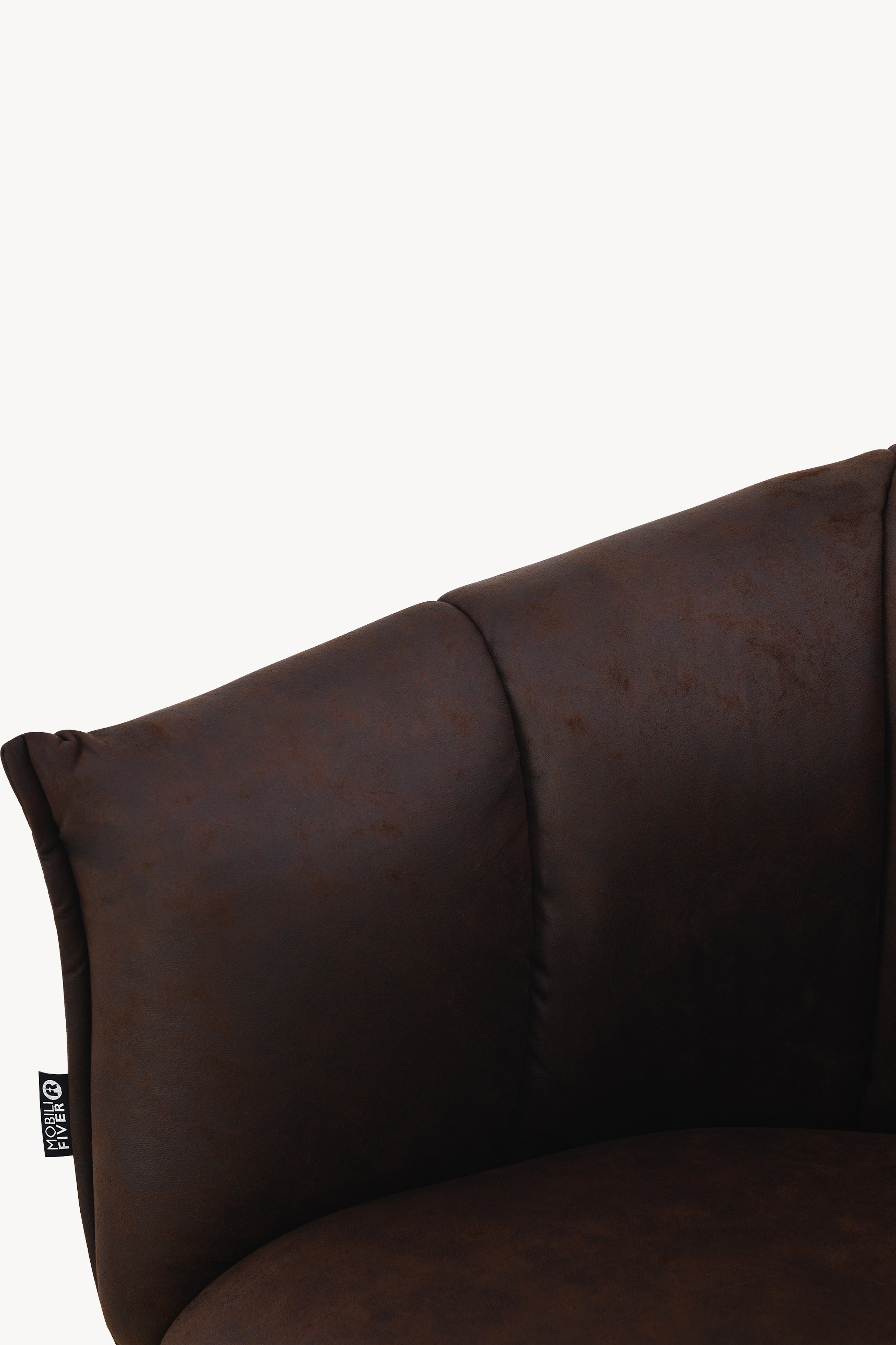Arizona műbőr székek, 2 darabos szett, Dohánybarna - Részletkép 5