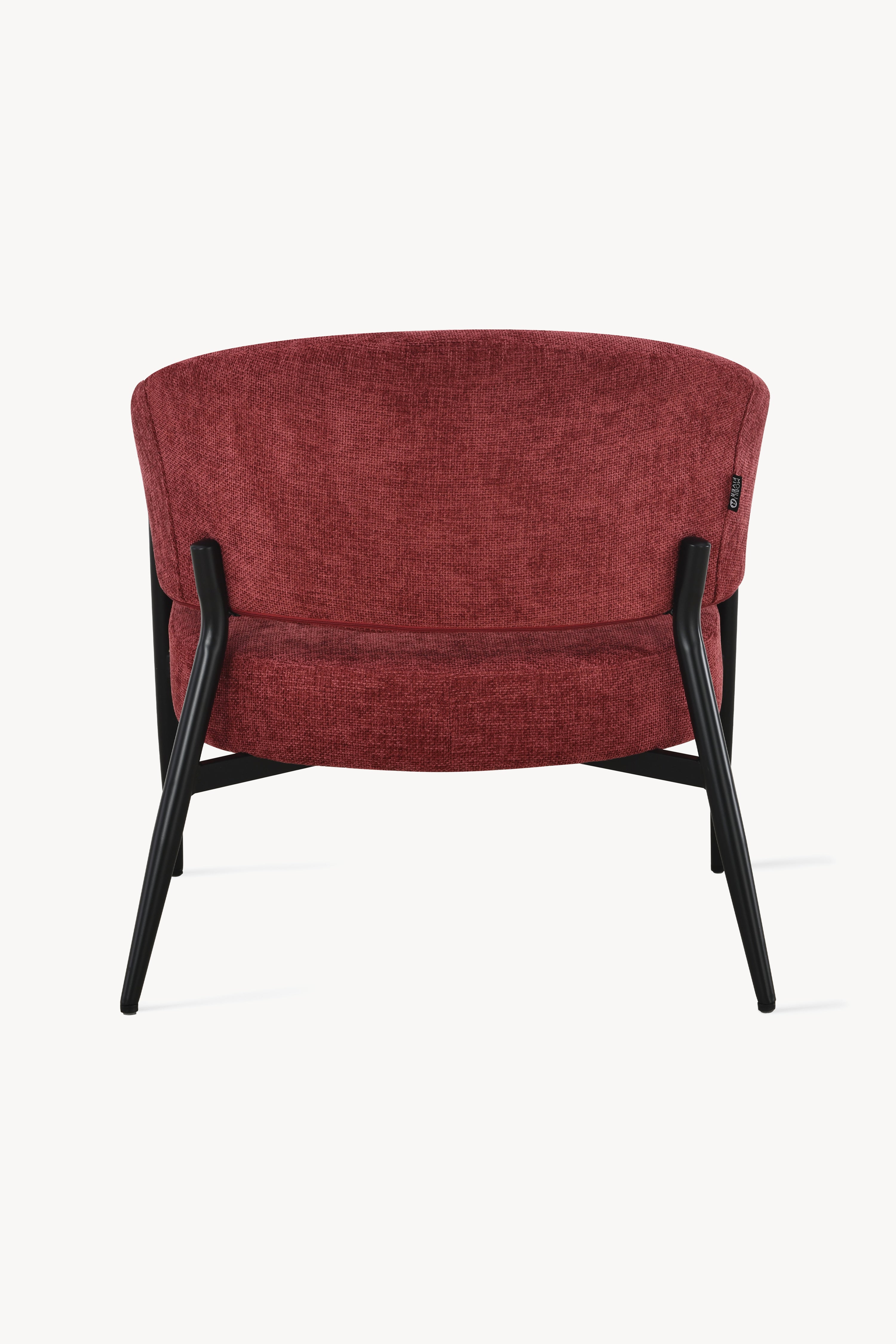 Barbara Fabric Armchair, Red - Detail image 3