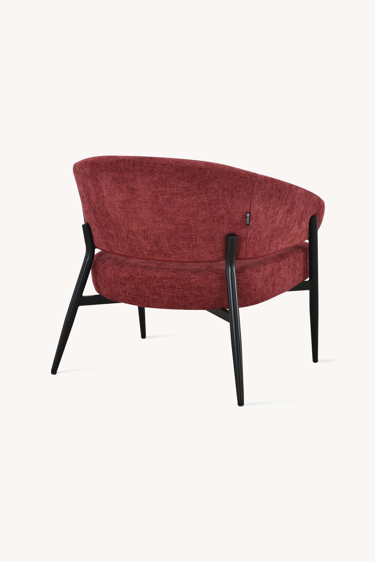 Barbara Fabric Armchair, Red - Detail image 5