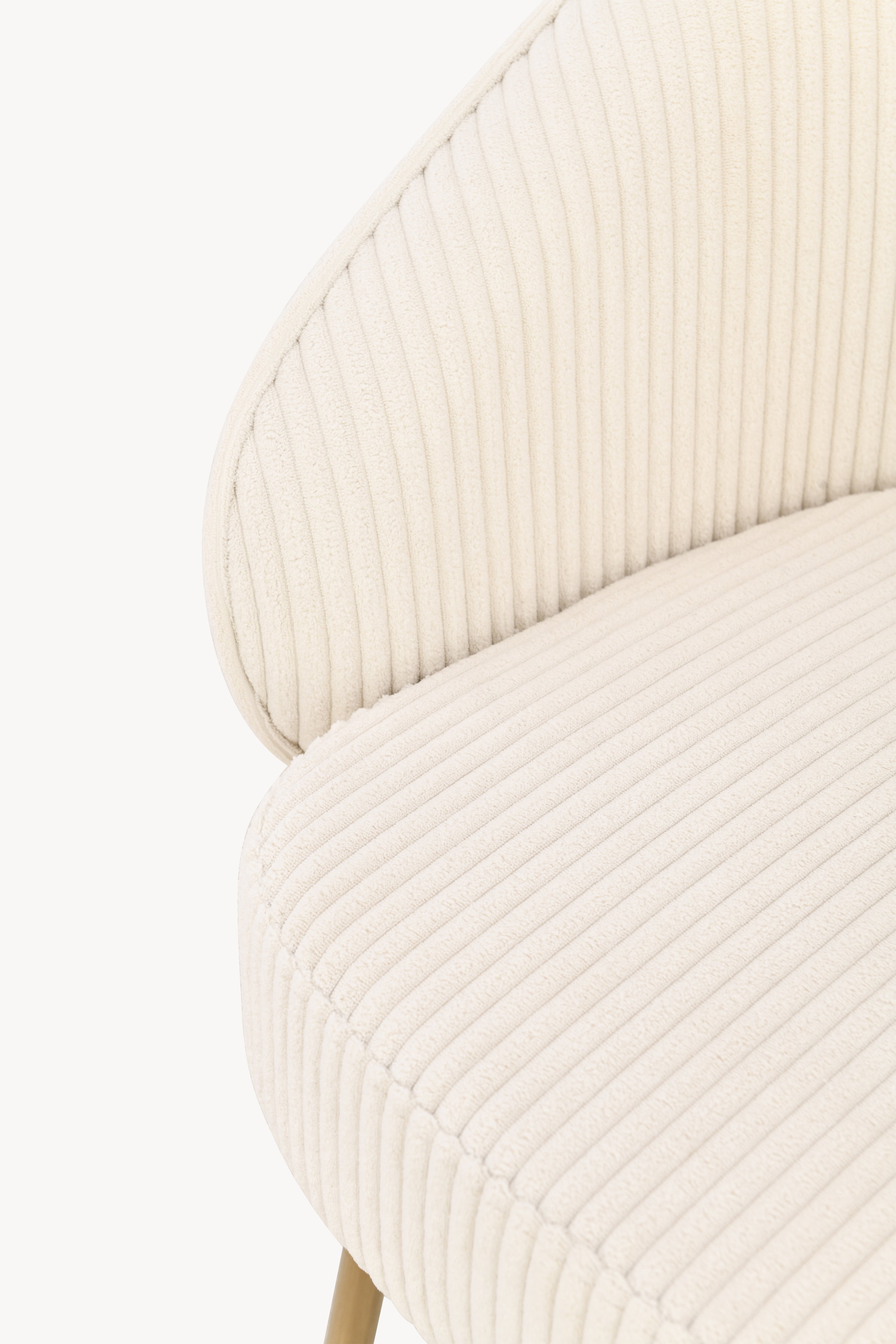 Stühle aus Stoff Beatrice, 2er-Set, Cremeweiß - Detailbild 6