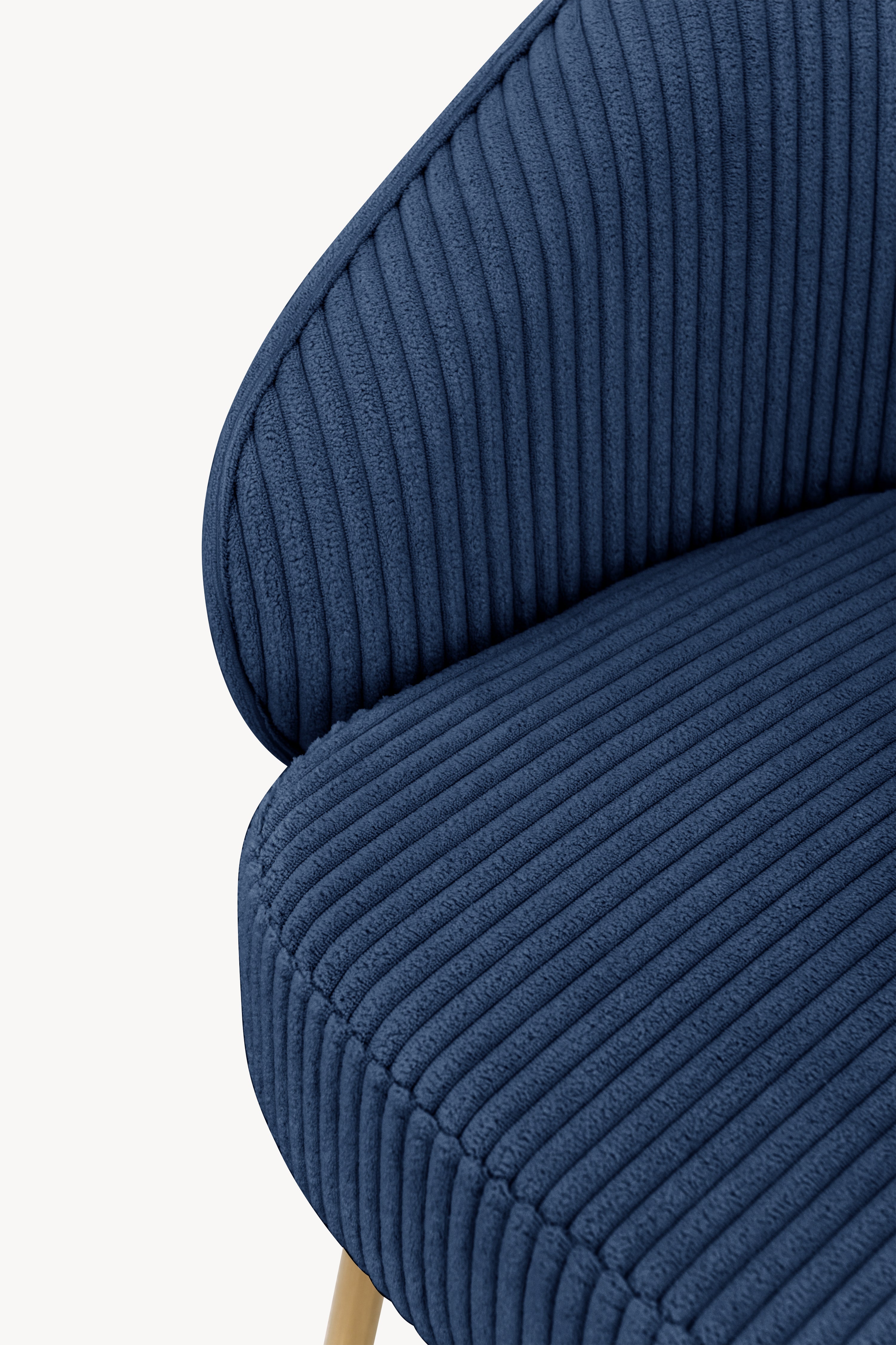 Stühle aus Stoff Beatrice, 2er-Set, Blau - Detailbild 9