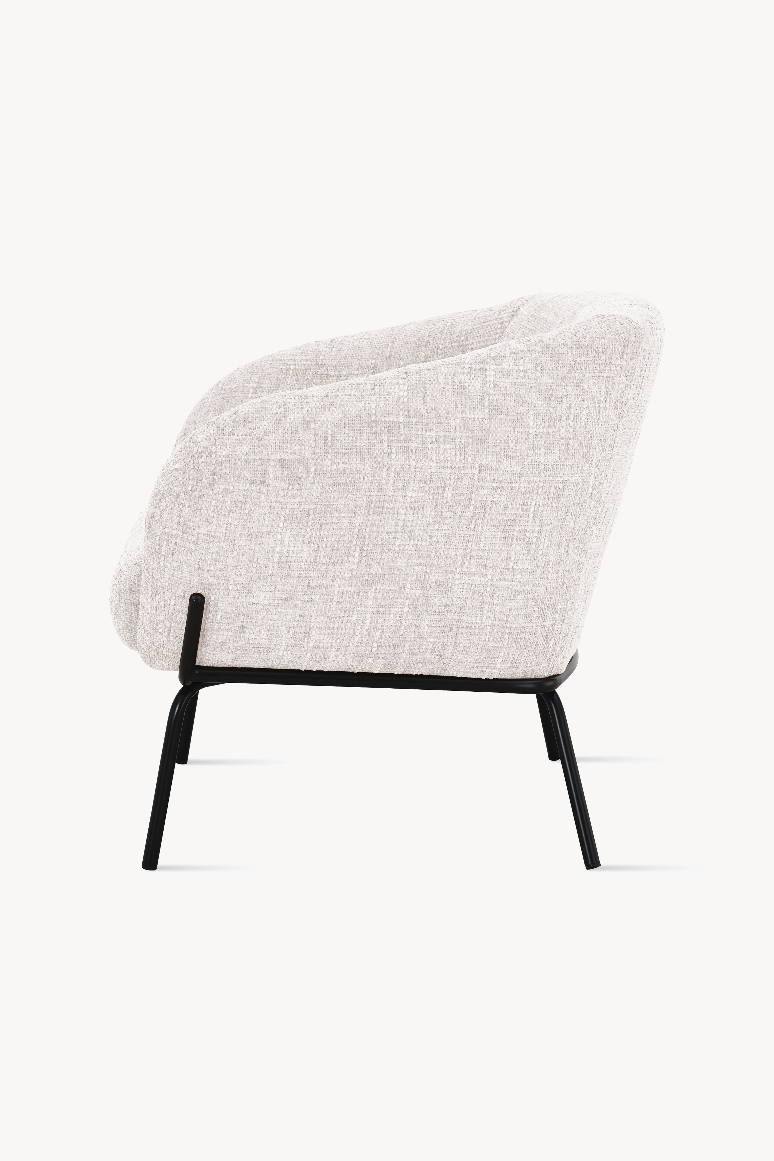 Poltrona in tessuto Davide, Beige - Immagine dettaglio 2