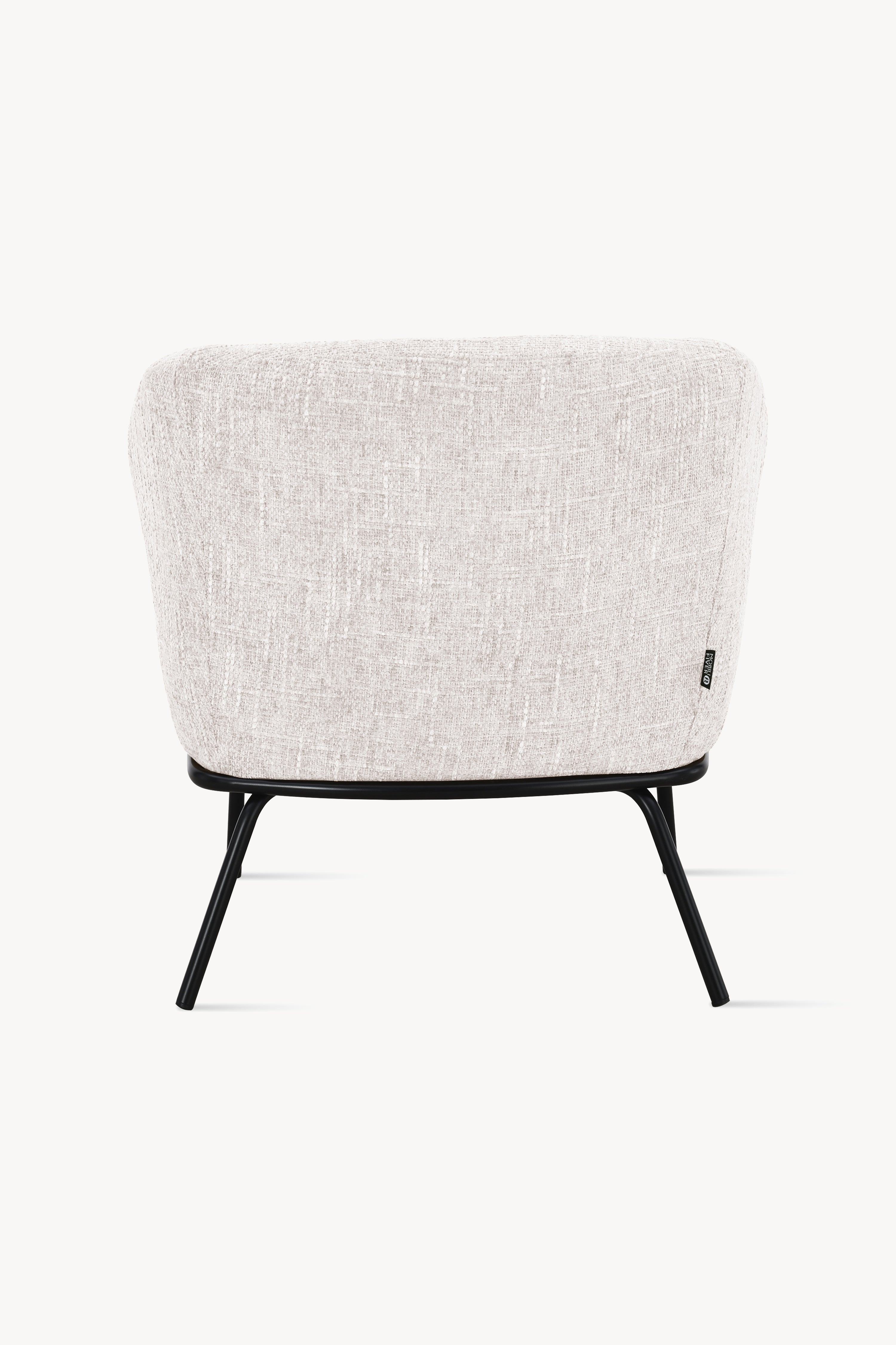 Poltrona in tessuto Davide, Beige - Immagine dettaglio 4
